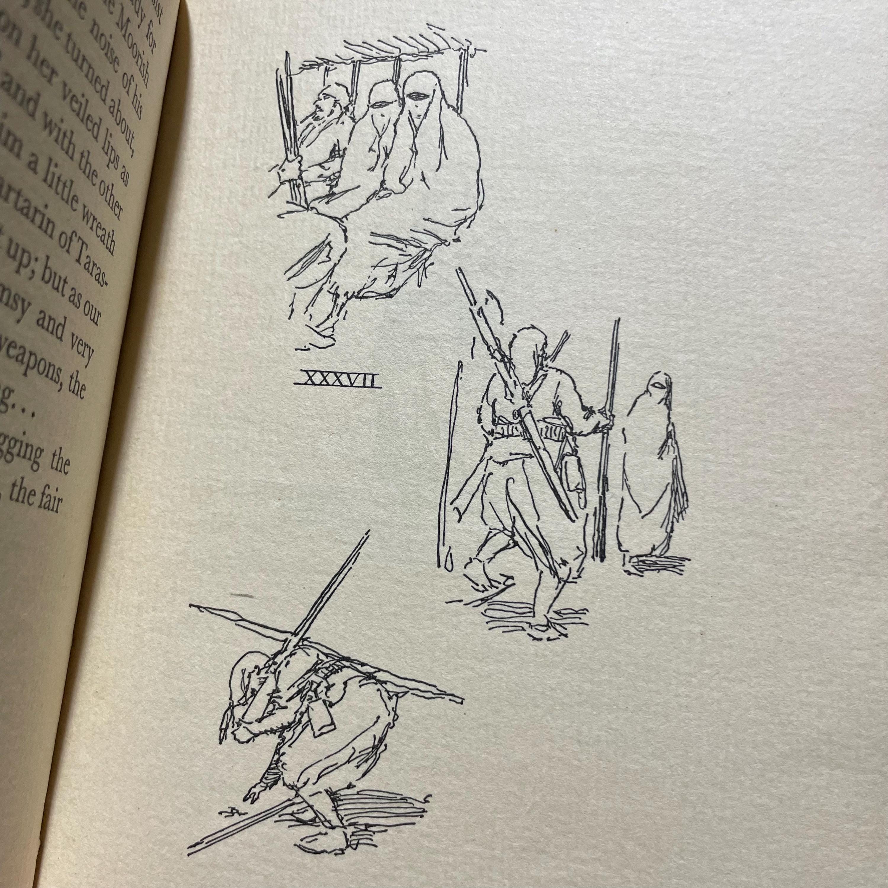 Tartarin of Tarascon, Translated by Jacques LeClerco with an Introduction by the Translator and Drawings by W.A. Dwiggins. Limited Edition #936/1500 — photograph 6.