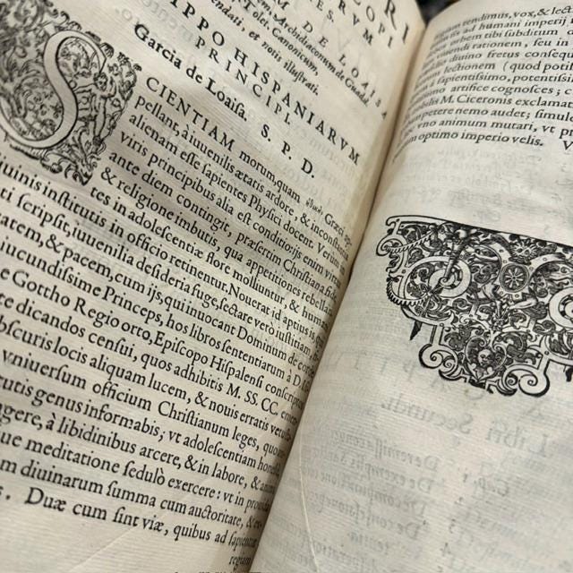 Divi Isidori Hispalensis Episcopi Opera, Philippi II Catholici Regis Iussu, e Vetustis Exemplaribus Emendata. Translated: The Works of Saint Isidore, Bishop of Seville, Corrected from Ancient Manuscripts by Order of Philip II, the Catholic King — photograph 8.