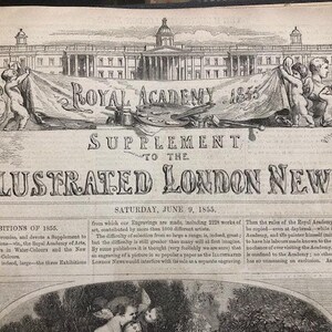 Illustrated London News, Jan-Jun1855 [1 volume]