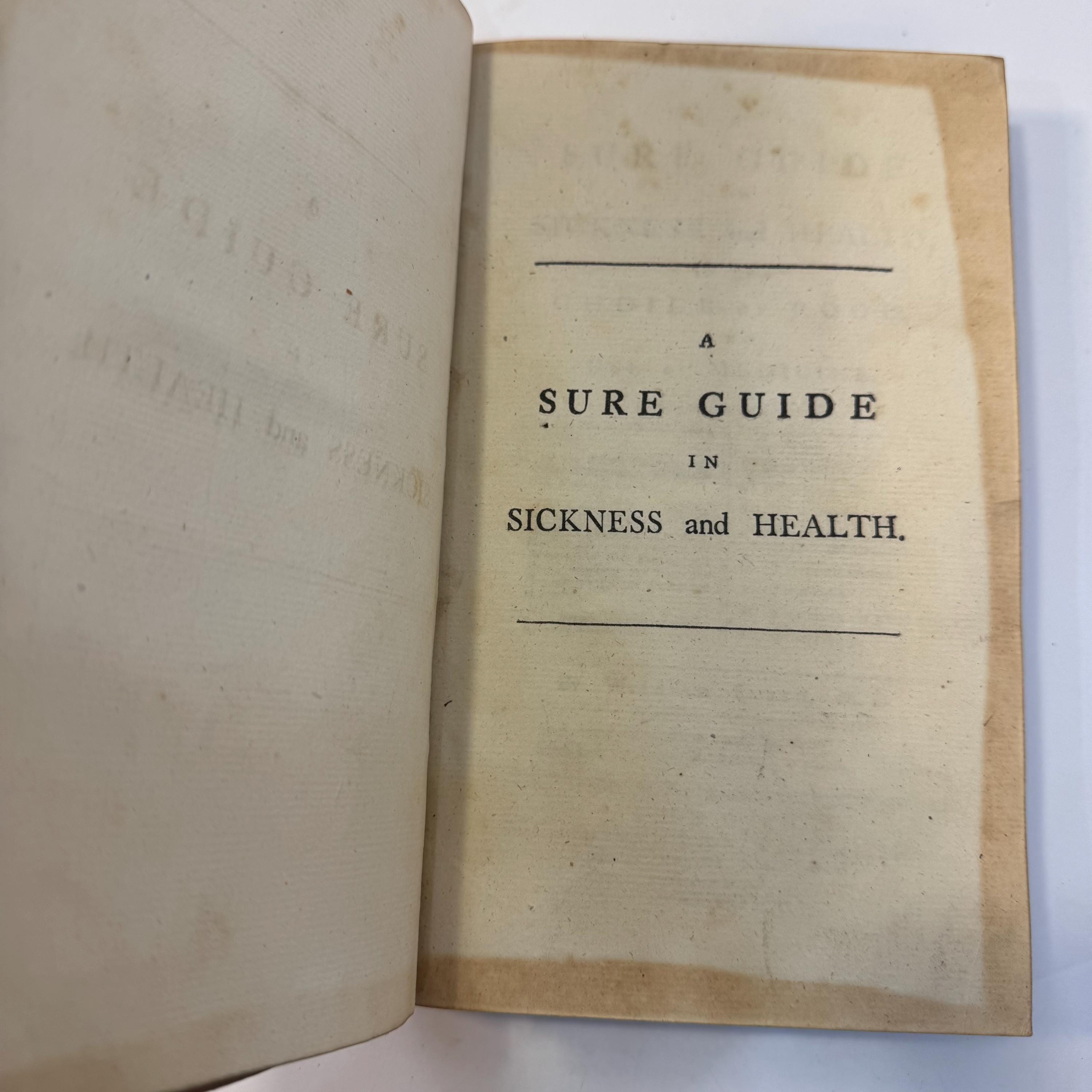 A Sure Guide in Sickness and Health, In The Choice of Food, and Use of Medicine. First Edition — photograph 6.