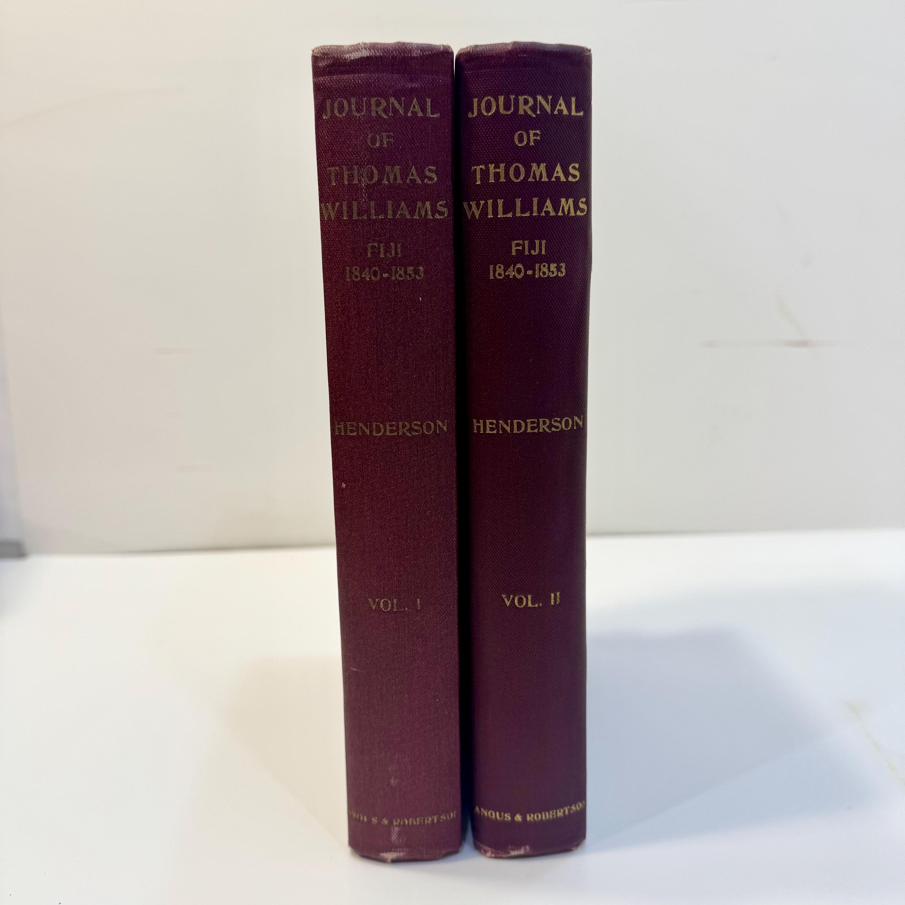 The Journal of Thomas Williams, Missionary in Fiji, 1840-1853 by G.C. Henderson, 1931 — photograph 3.