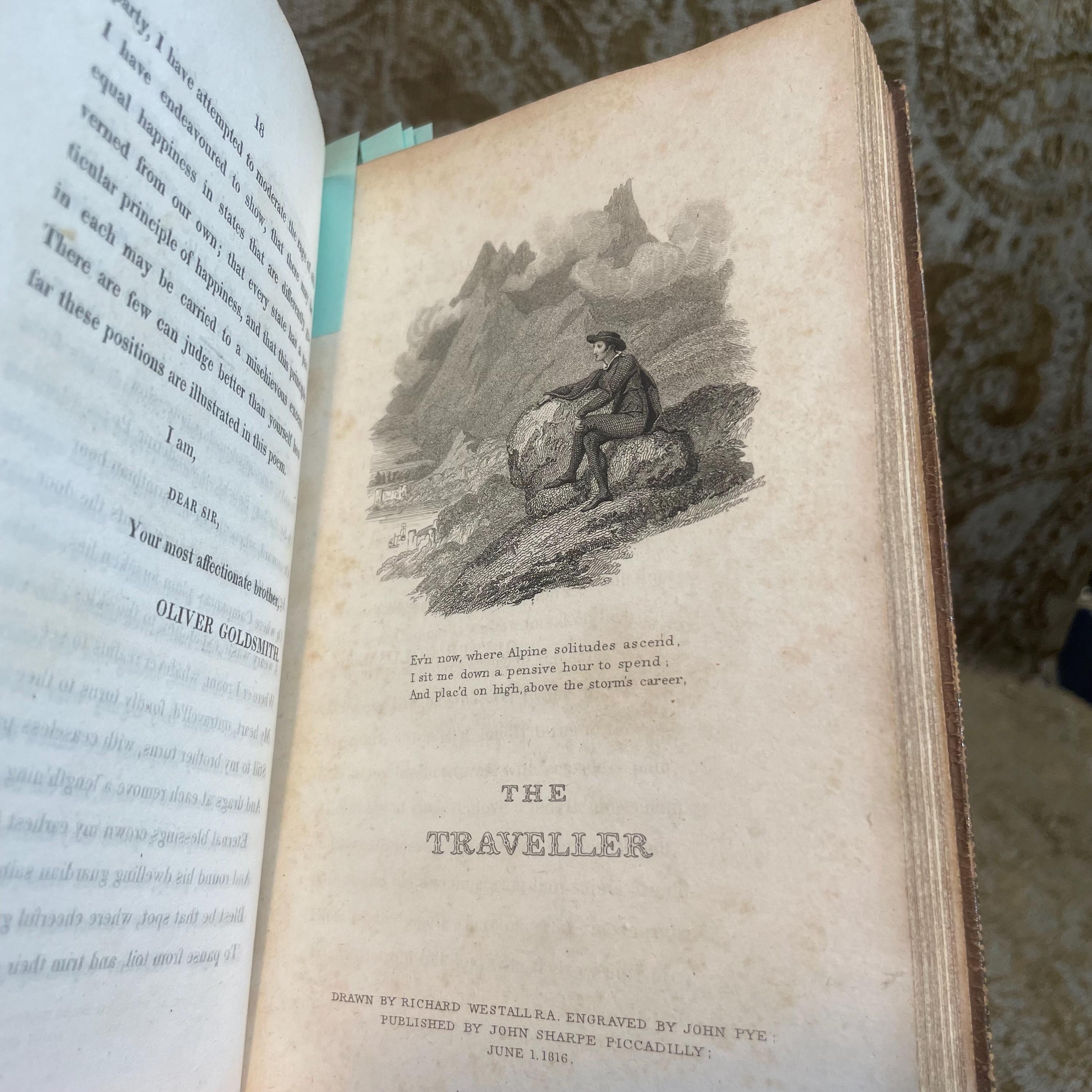 The Poems of Oliver Goldsmith Embellished with Engravings from The Designs of Richard Westall, R.A. The Traveller, The Deserted Village, and Other Poems… — photograph 8.