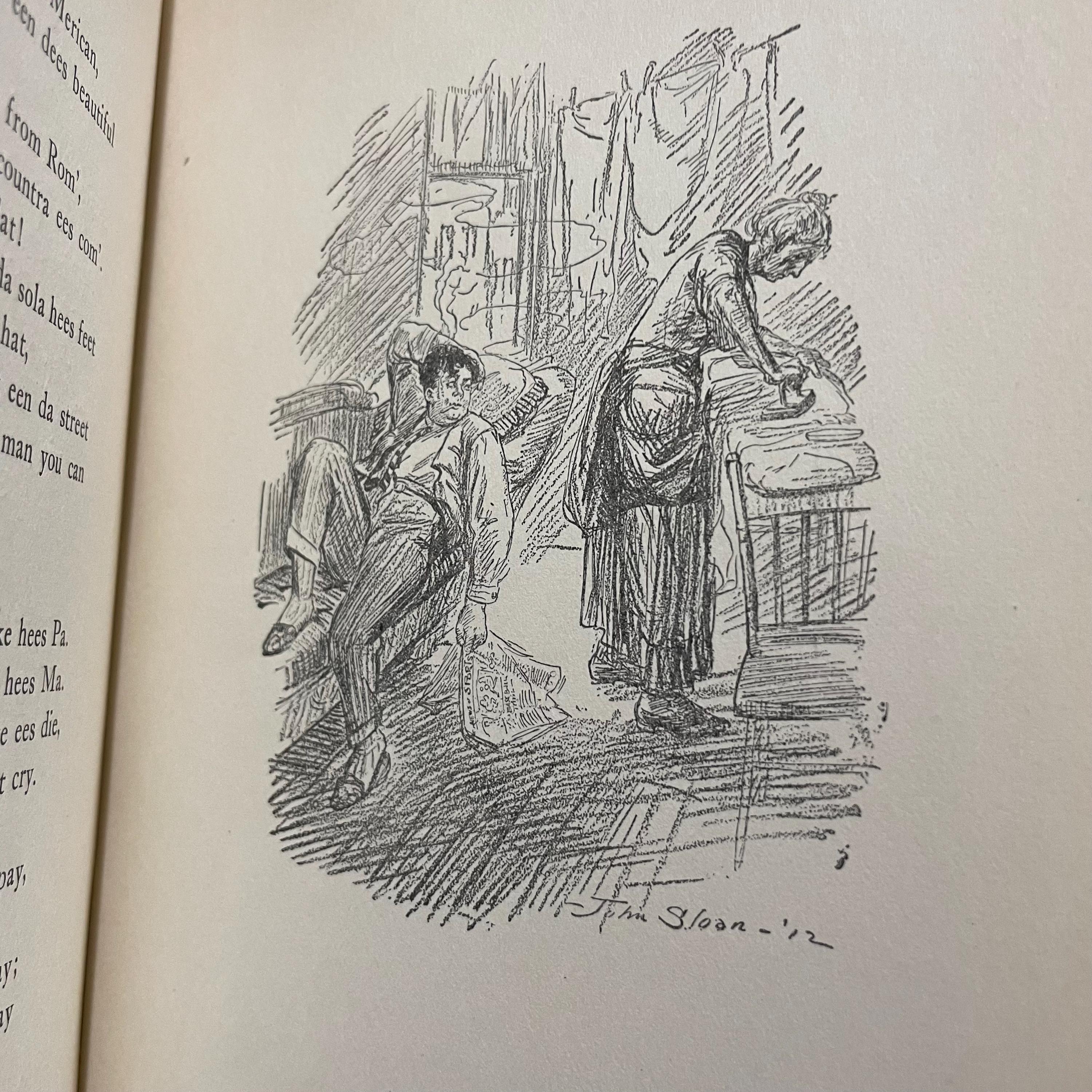 Madrigali. Pictures by John Sloan. (Autographed by Author) — photograph 7.