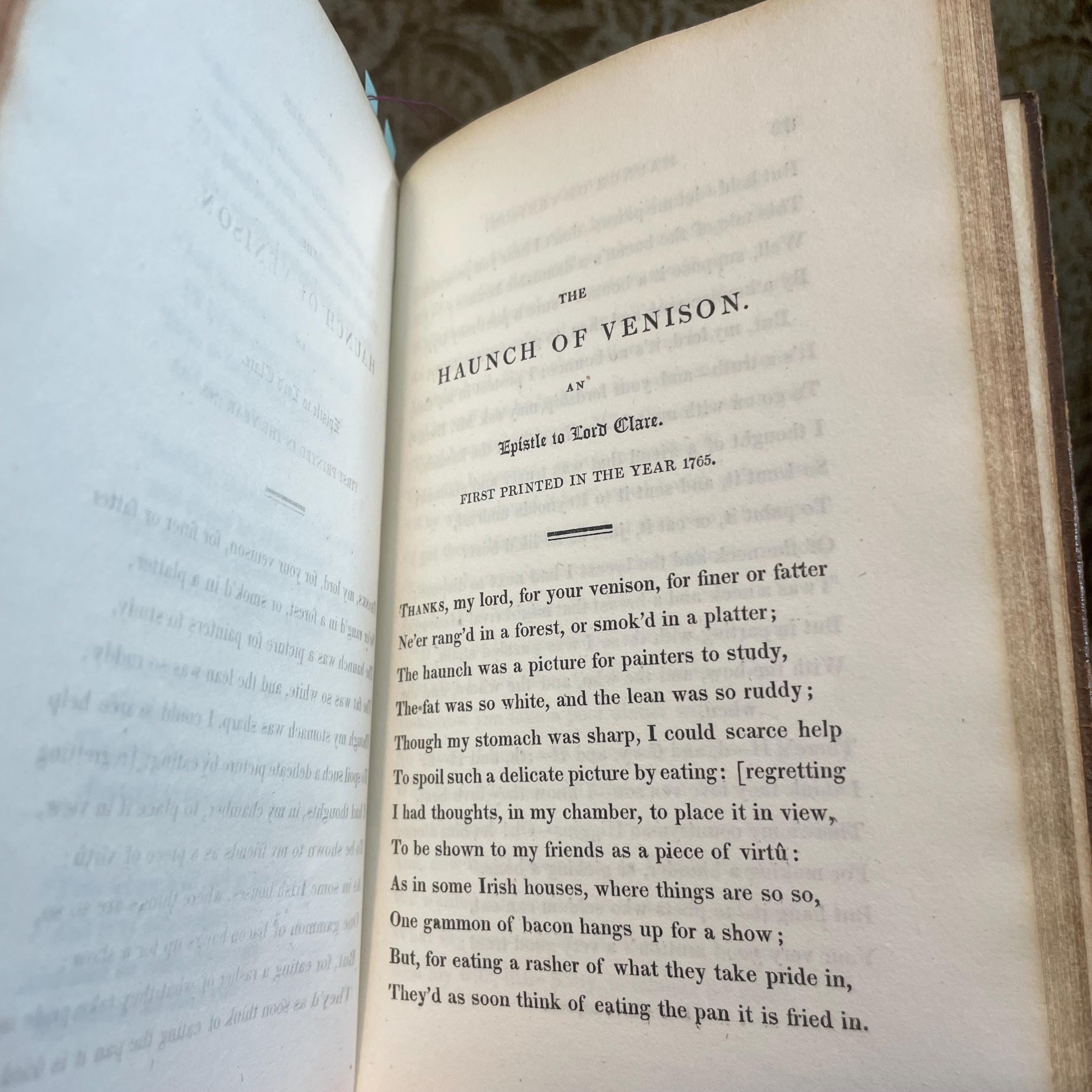 The Poems of Oliver Goldsmith Embellished with Engravings from The Designs of Richard Westall, R.A. The Traveller, The Deserted Village, and Other Poems… — photograph 3.