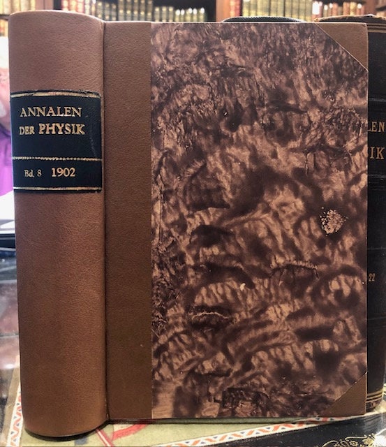 Einstein's earliest works on thermodynamics, focusing on the second law of thermodynamics (entropy), the equipartition theory 1902-07, 4 vol — photograph 5.