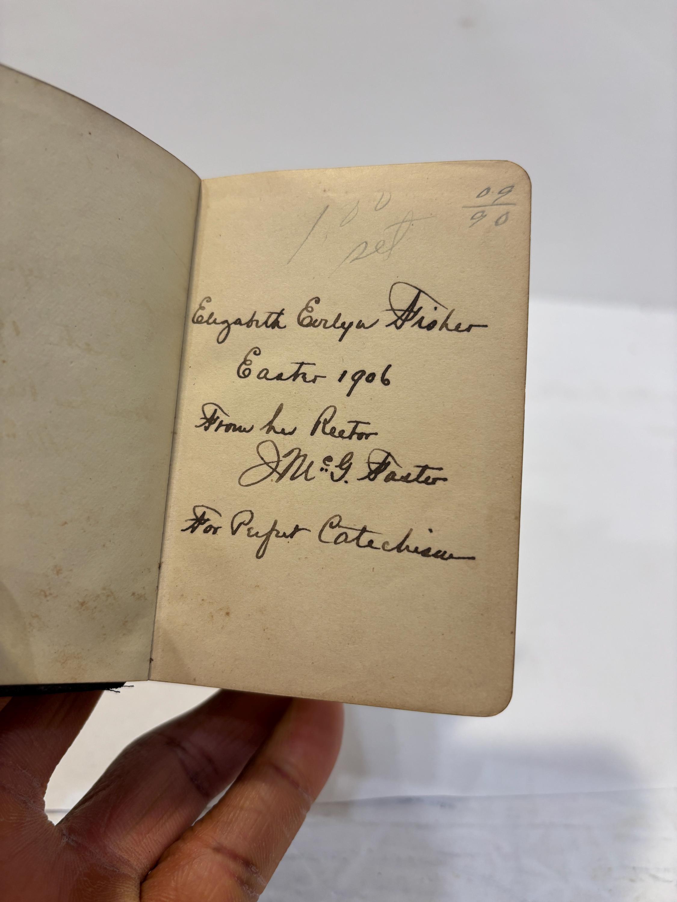 Attached Set - The Book of Common Prayer, and Administration of The Sacraments, and other Rites and Ceremonies of the Church, According to the Use of the Protestant Episcopal Church in the United States of America -- The Hymnal Revised and Enlarged … The Protestant Episcopal Church in the United States of America in the Year of Our Lord 1892 — photograph 3.