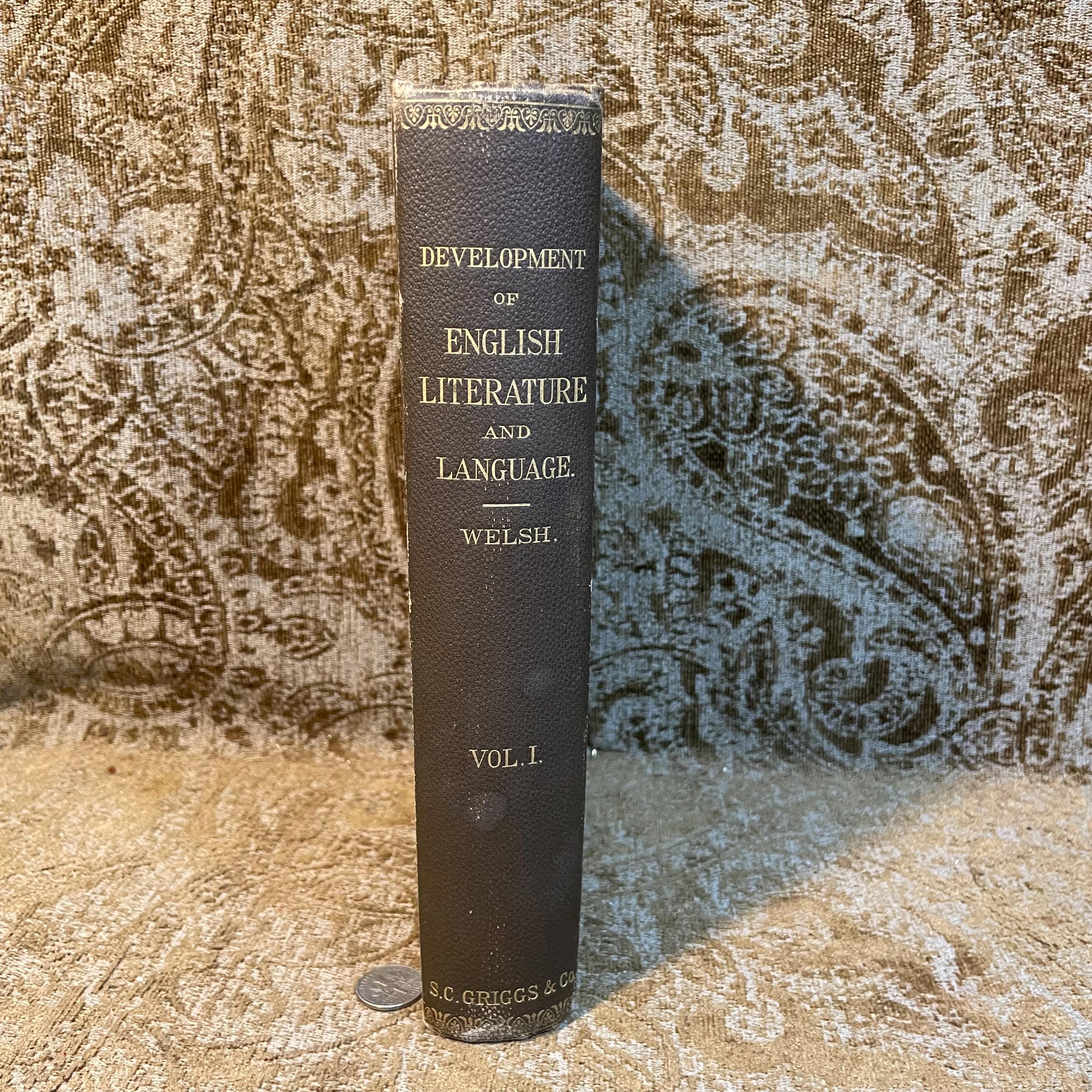 Development of English Literature and Language, Vol.I. Twelfth Thousand, — photograph 2.