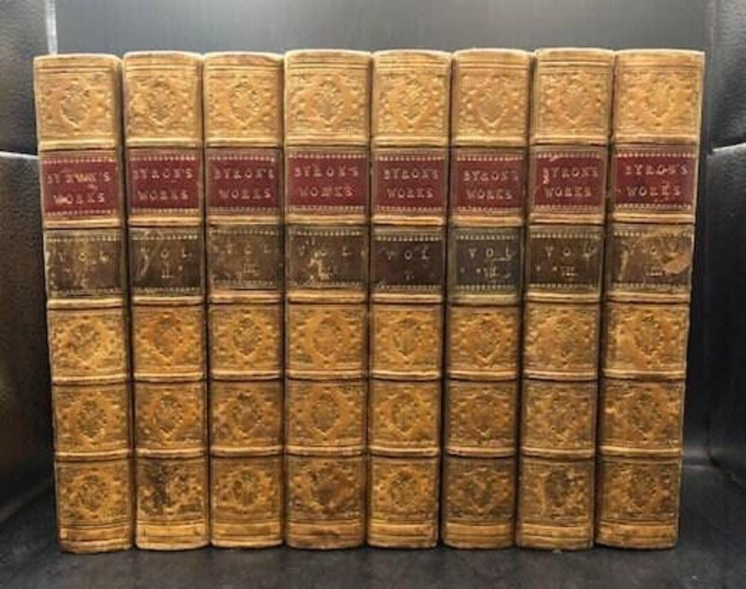 1839. Byron. the Poetical Works of Lord Byron, in Eight Volumes ...