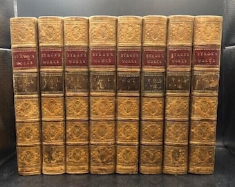 1839. Byron. The Poetical Works of Lord Byron, In Eight Volumes. Engraved frontispiece. A Beautiful Set of Books