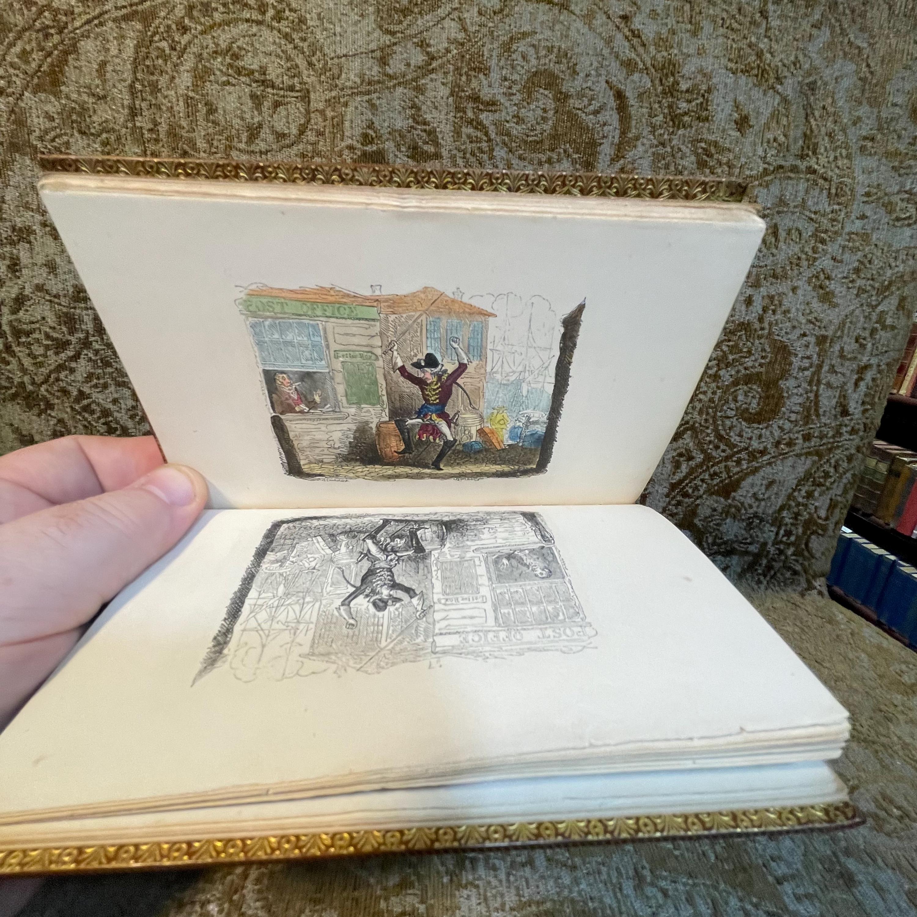 Monsieur Mallet; Or, MY Daughter's Letter. A Random Record. Illustrated with six Beautiful Designs by Robert Cruikshank, Engraved by Bonner and Walker. Riviere Signed Binding — photograph 7.