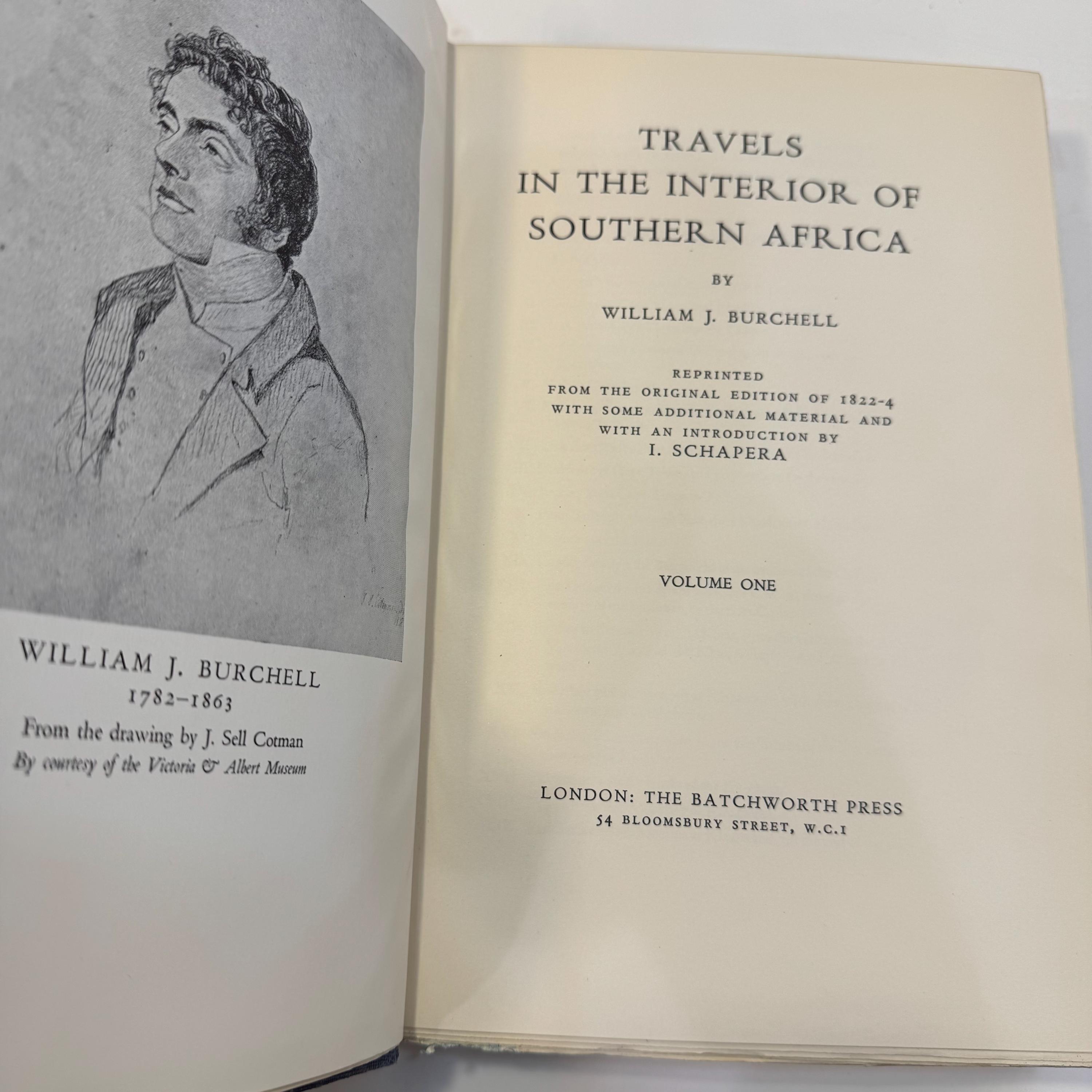 Travels in the Interior of Southern Africa …REPRINTED From the original edition of 1822-4 with some additional material and with an introduction by I. Schapera
Publication Date: 1953, originally published 1822, 1824 — photograph 5.