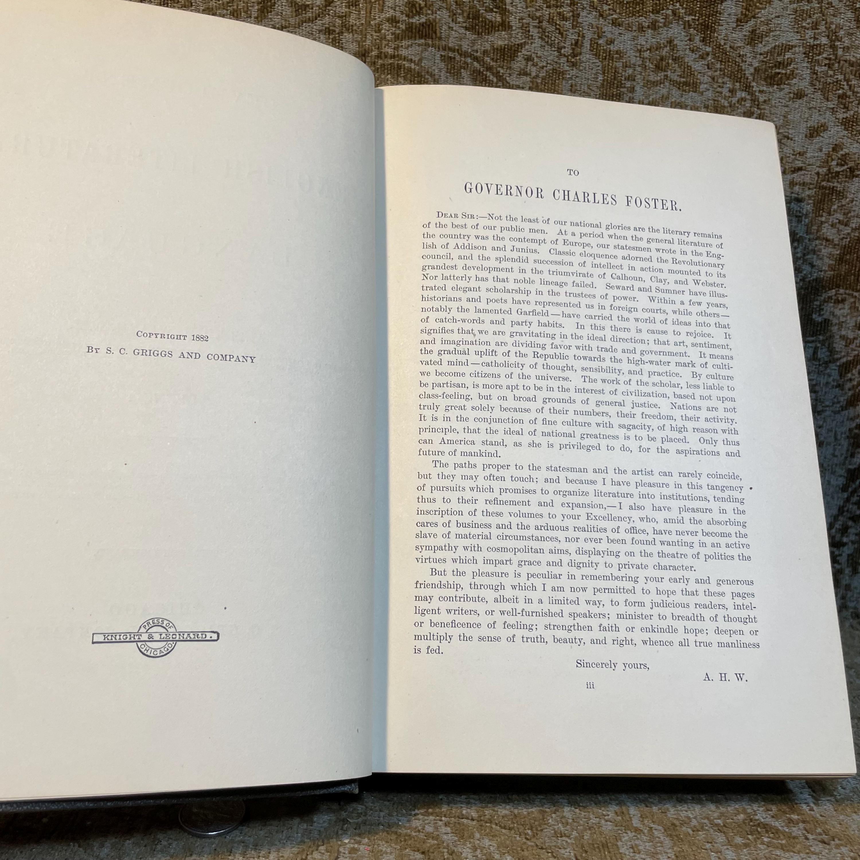 Development of English Literature and Language, Vol.I. Twelfth Thousand, — photograph 5.