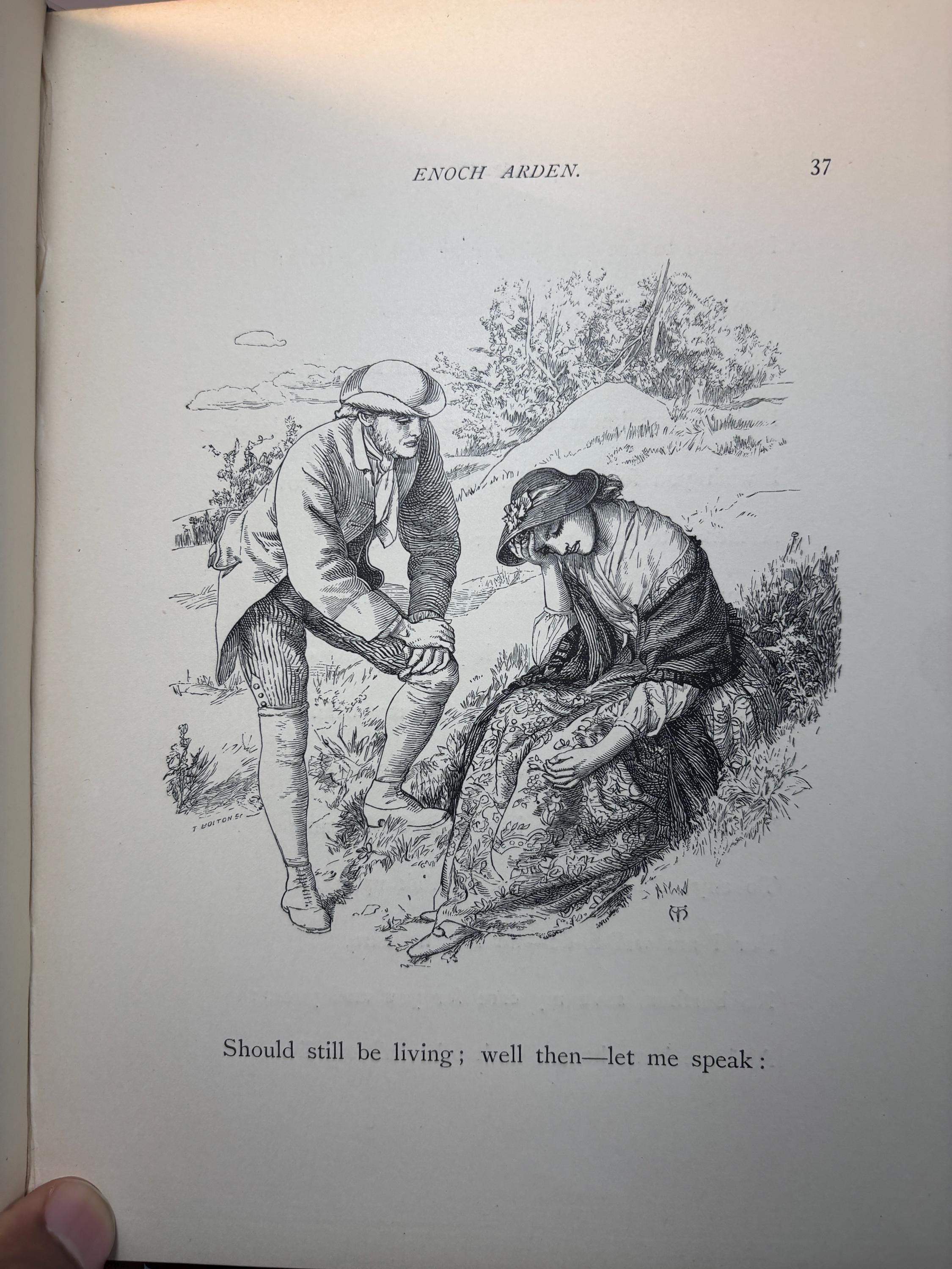 Enoch Arden. Illustrated By Arthur Hughes — photograph 9.