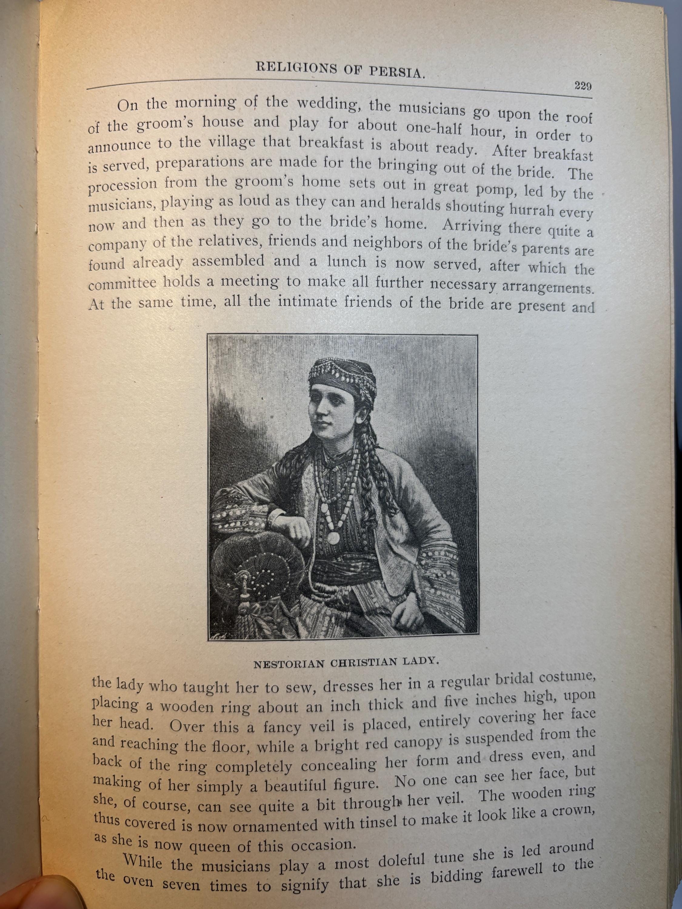 Persia By A Persia. Personal Experiences, Manners, Customs, Habits, Religious and Social Life in Persia. Issued in Four Languages - English, Holland, German and Swedish. First Edition. — photograph 8.