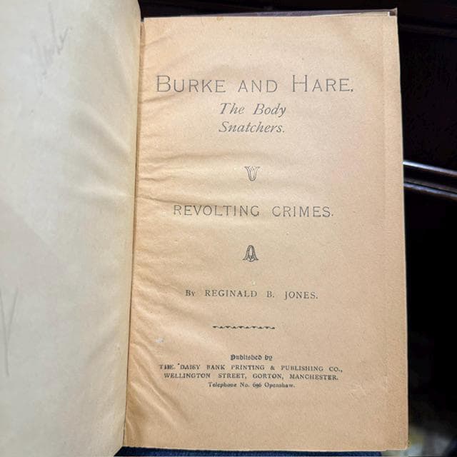 Burke And Hare. The Body Snatchers. Revolting Crimes. — photograph 2.