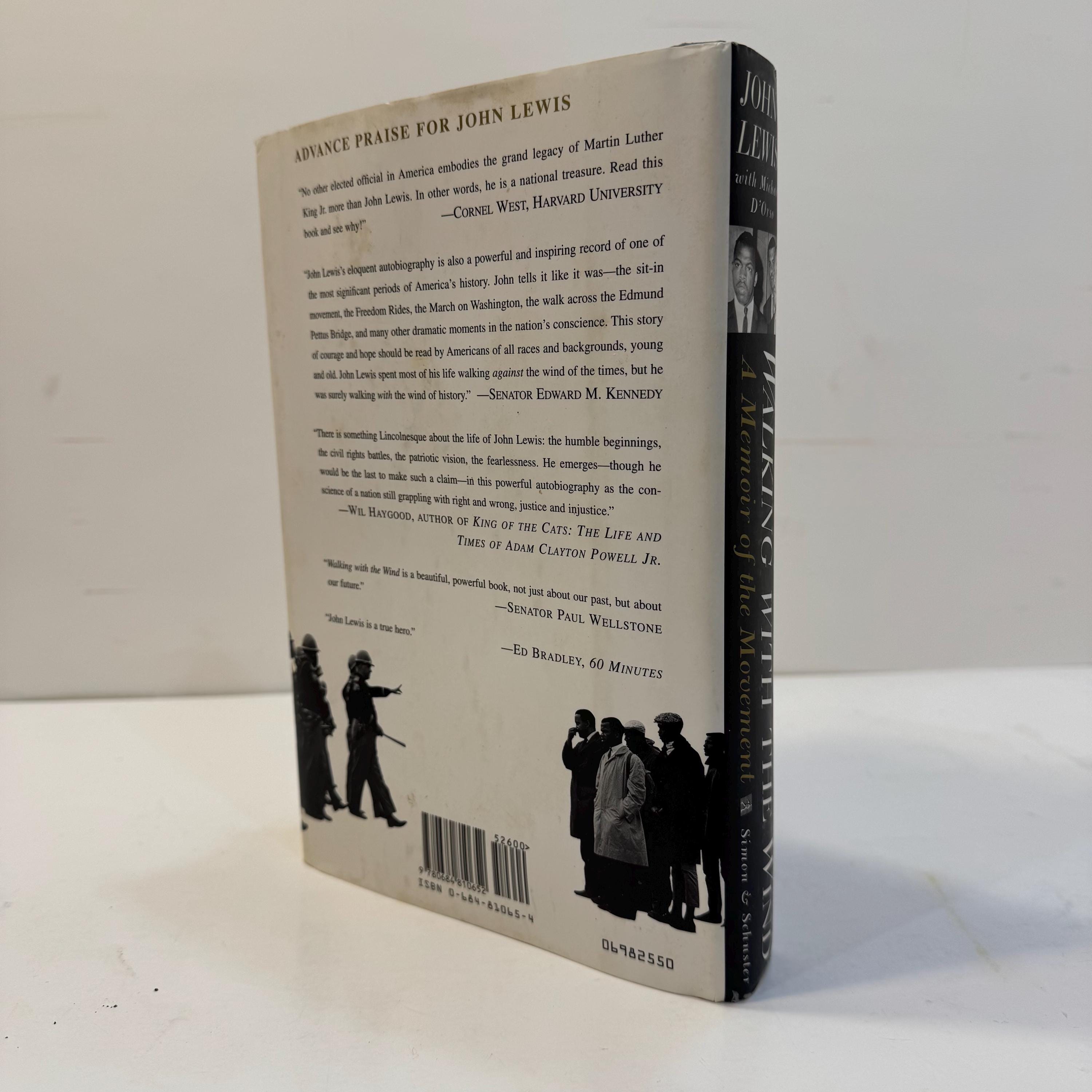 Walking With The Wind, Signed by John Lewis, Second Printing — photograph 2.