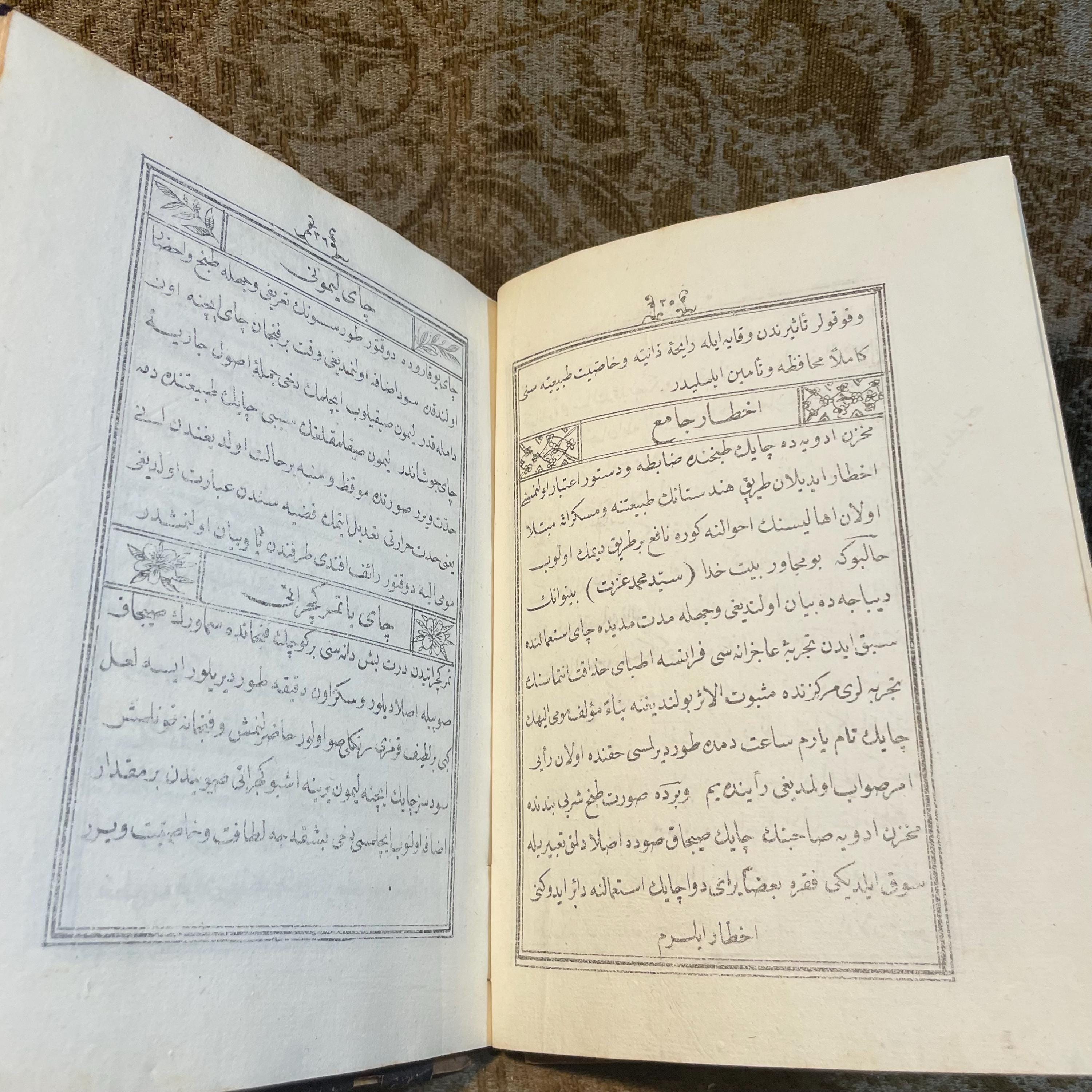 Çay Risâlesi Translated: The Book of Tea (1889 reprint of 1295 text. — photograph 5.