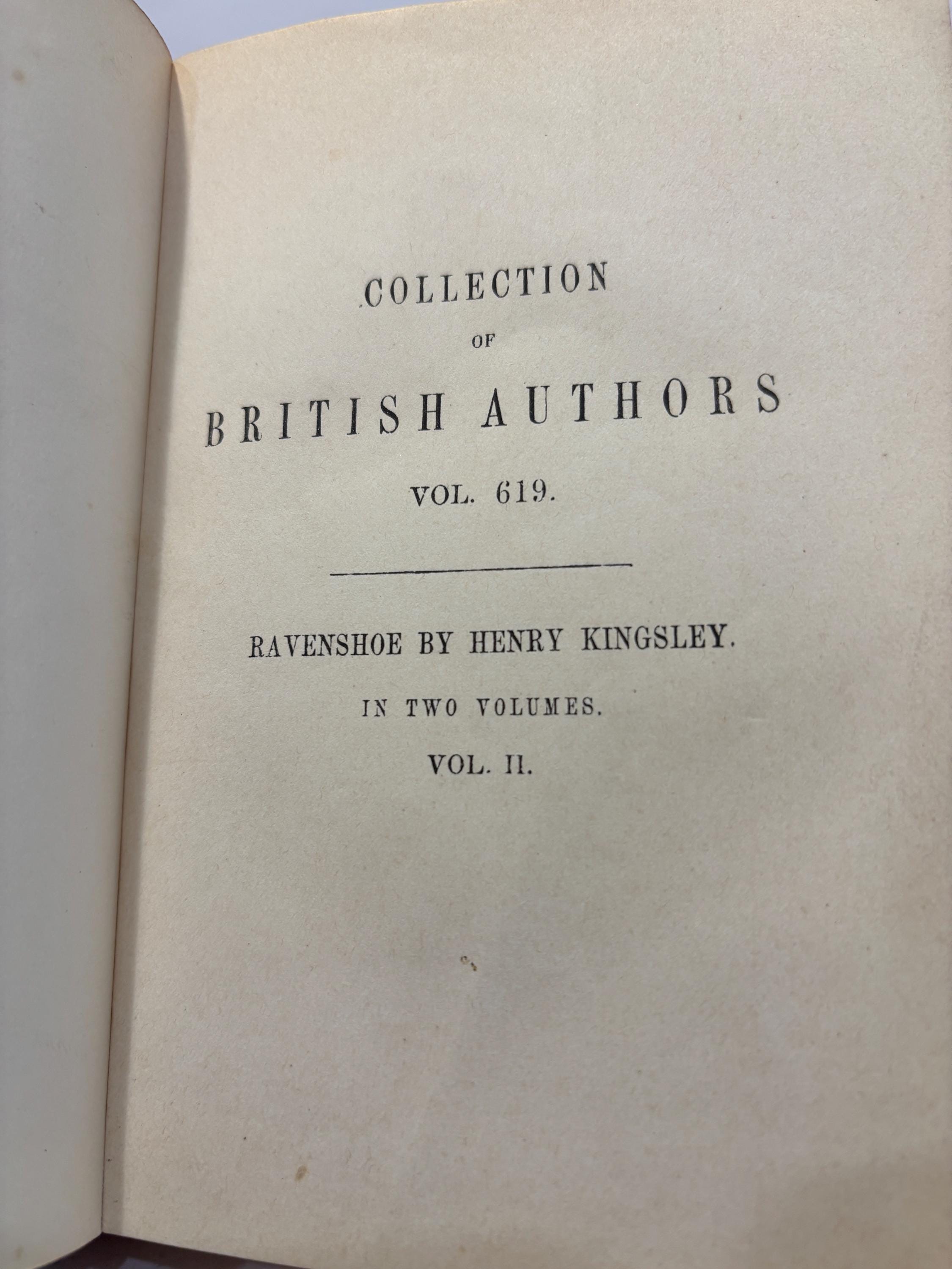 Ravenshoe. Copyright Edition. In Two Volumes. — photograph 9.
