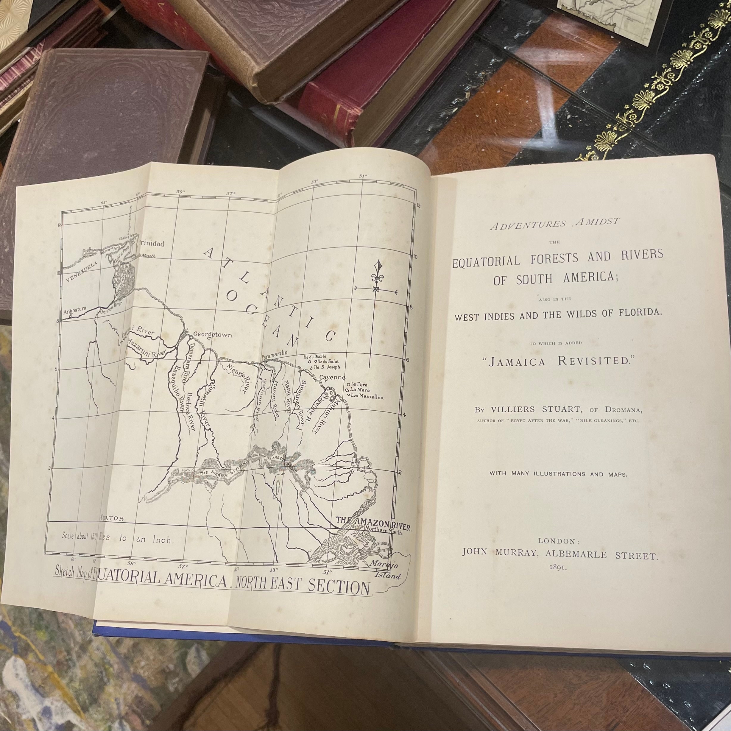 Adventures Amidst the Equatorial Forests and Rivers of South America; Also in the West Indies and the Wilds of Florida. To Which is Added "Jamaica Revisited" With Many Illustrations and Maps — photograph 6.