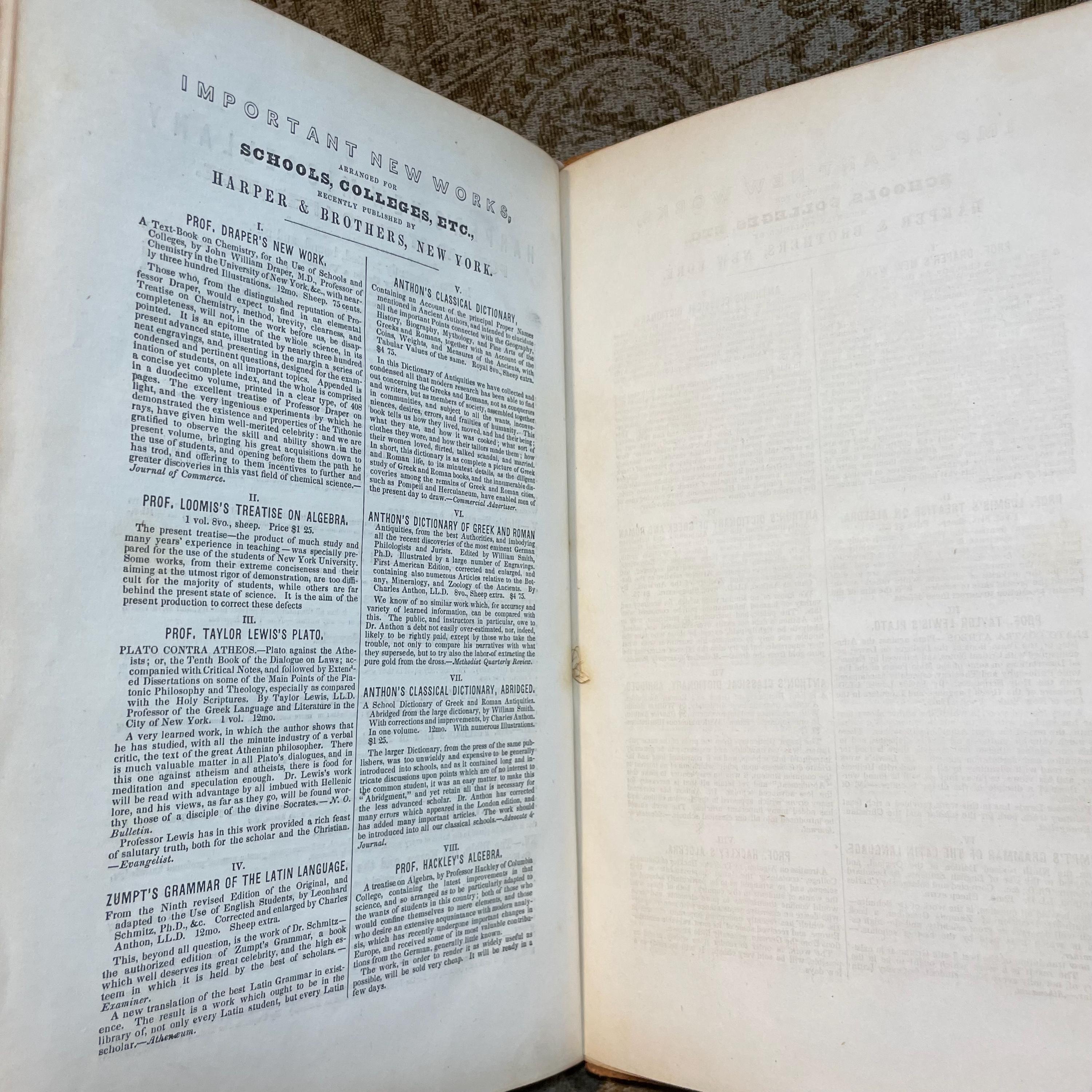 A Greek-English Lexicon, Based on The German Work of Francis Passow. With Corrections and Additions, and The Insertion in Alphabetical Order of The Proper Names Occurring in The Principal Greek Authors, by Henry Drisel, M.A. — photograph 4.