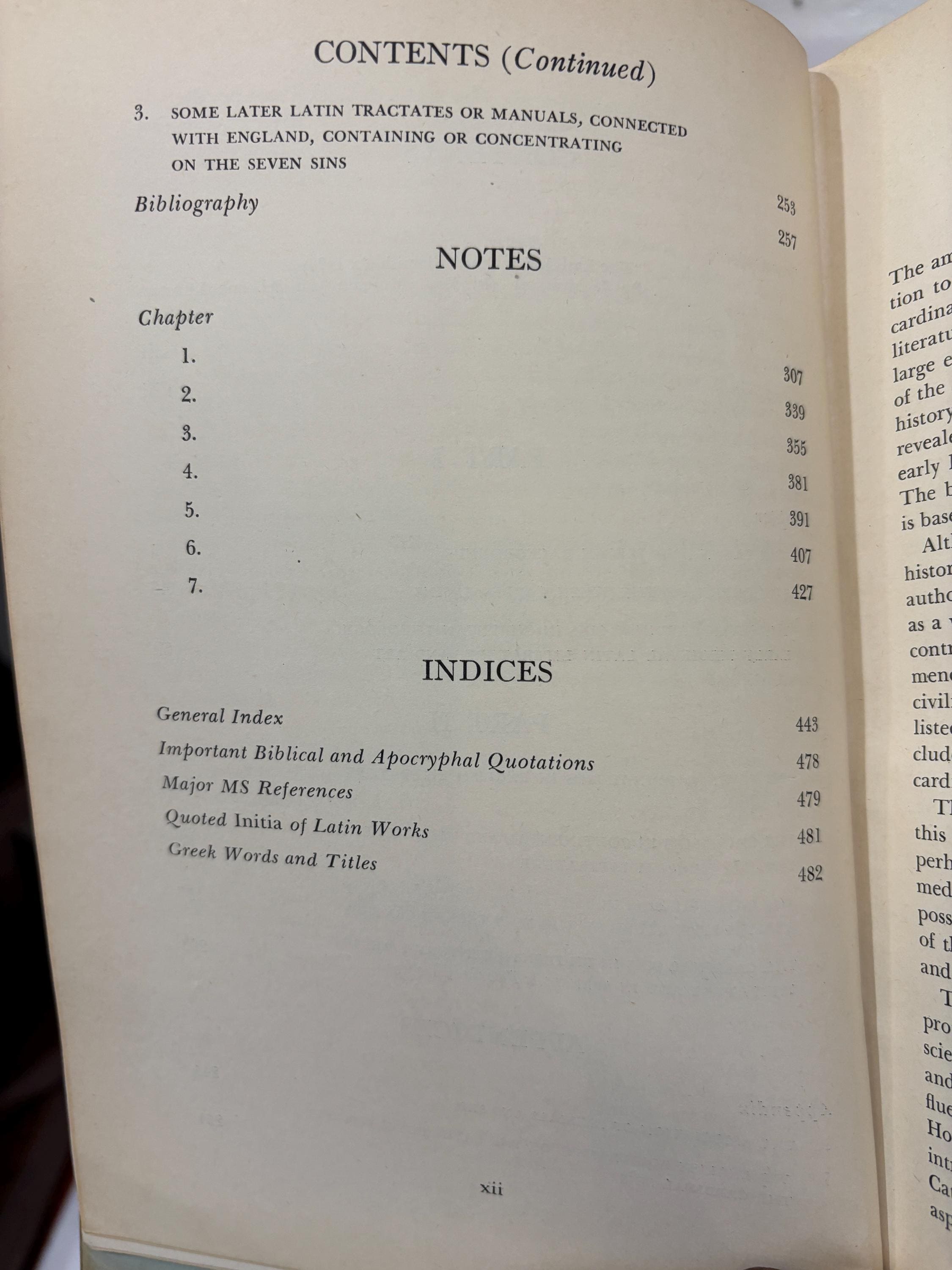 The Seven Deadly Sins, An Introduction to the History of a Religious Concept, with Special Reference to Medieval English Literature — photograph 6.