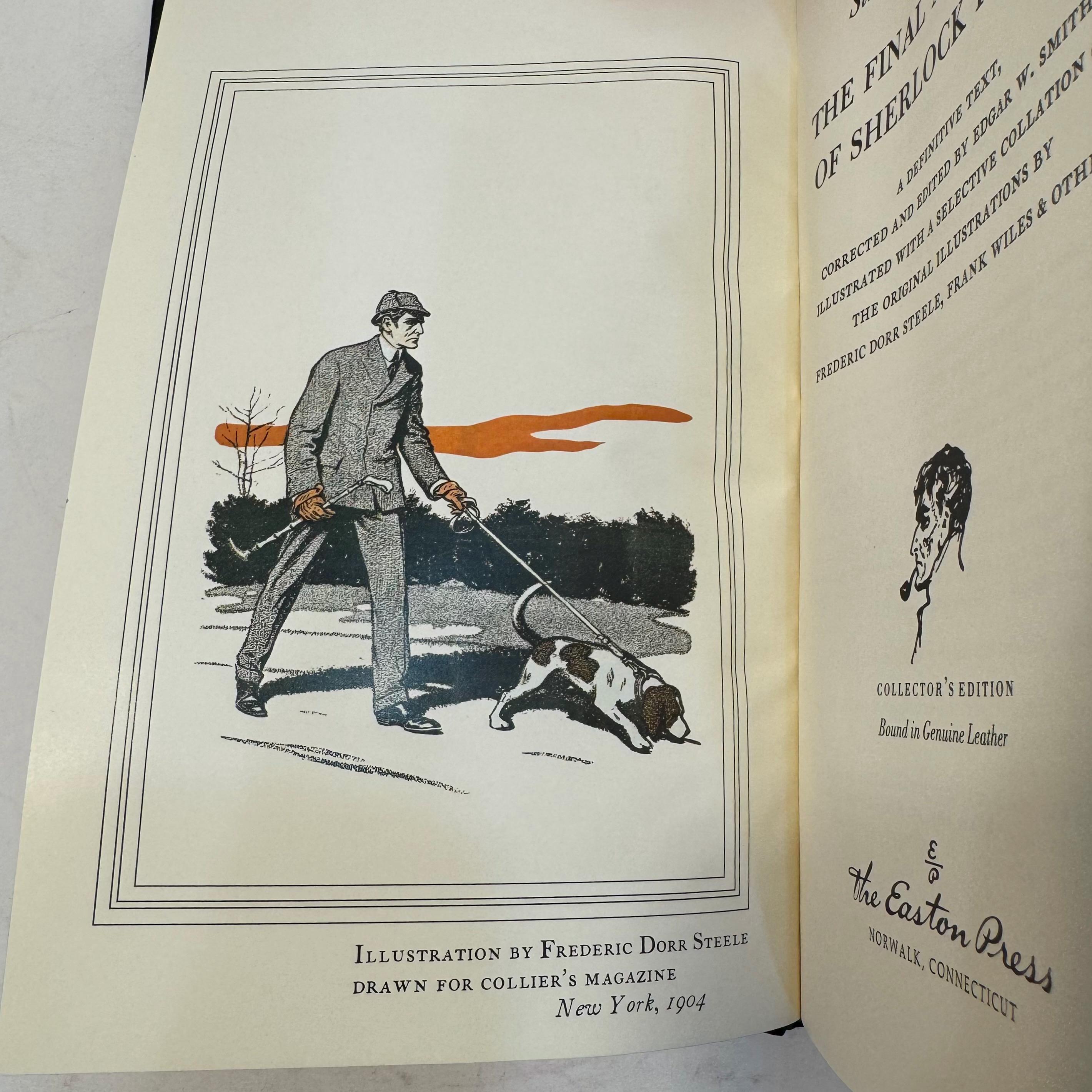 Final Adventures of Sherlock Holmes by Arthur Conan Doyle | Easton Press Edition, 1952 — photograph 6.