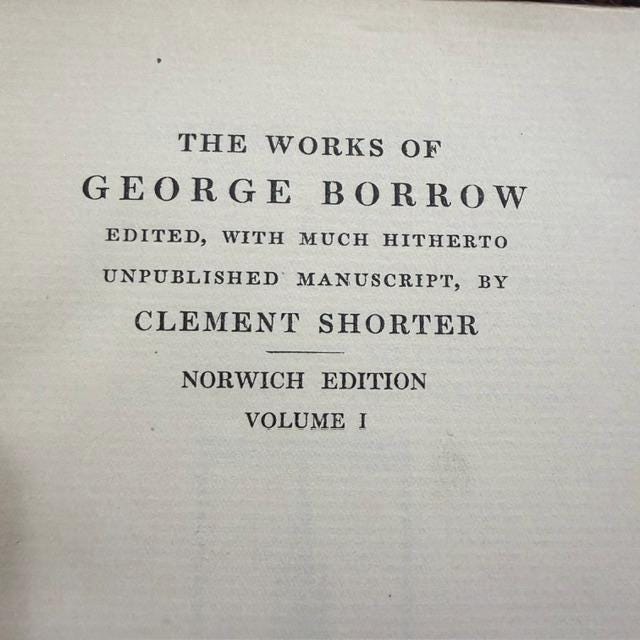 George Borrow Works Norwich Edition 16 Volumes 1923-24 Limited Set — photograph 2.