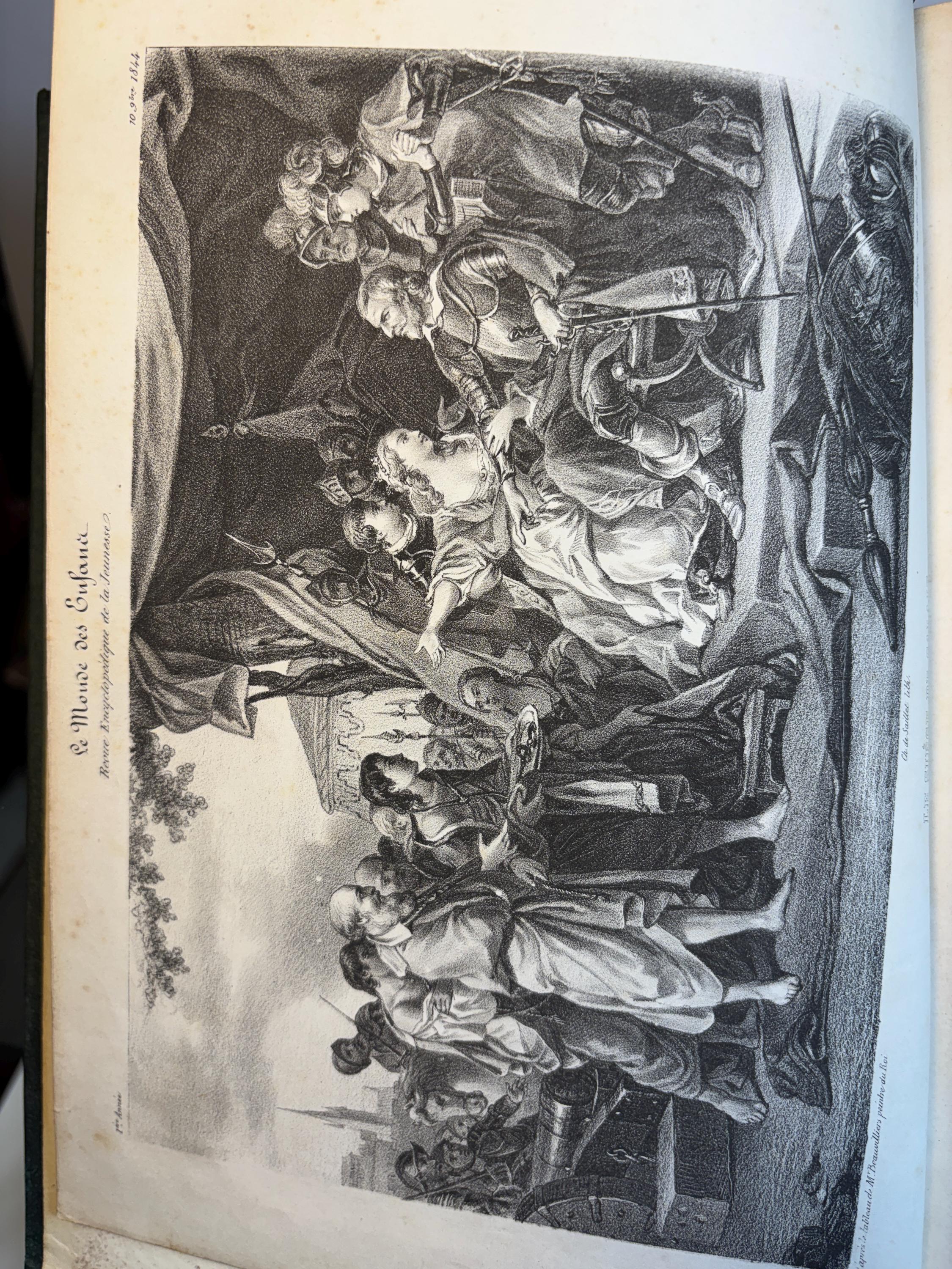 Le Monde Des Enfants Revue Encyclopédique Illustrée De La Jeunesse Approuvée Par Le Conseil Royal De L’instruction Publique Sous La Direction De M. Alexandre De Saillet. Translated: The World Of Children Illustrated Encyclopedic Review For The Youth Approved By The Royal Council Of Public Instruction Under The Direction Of Mr. Alexandre De Saillet — photograph 6.