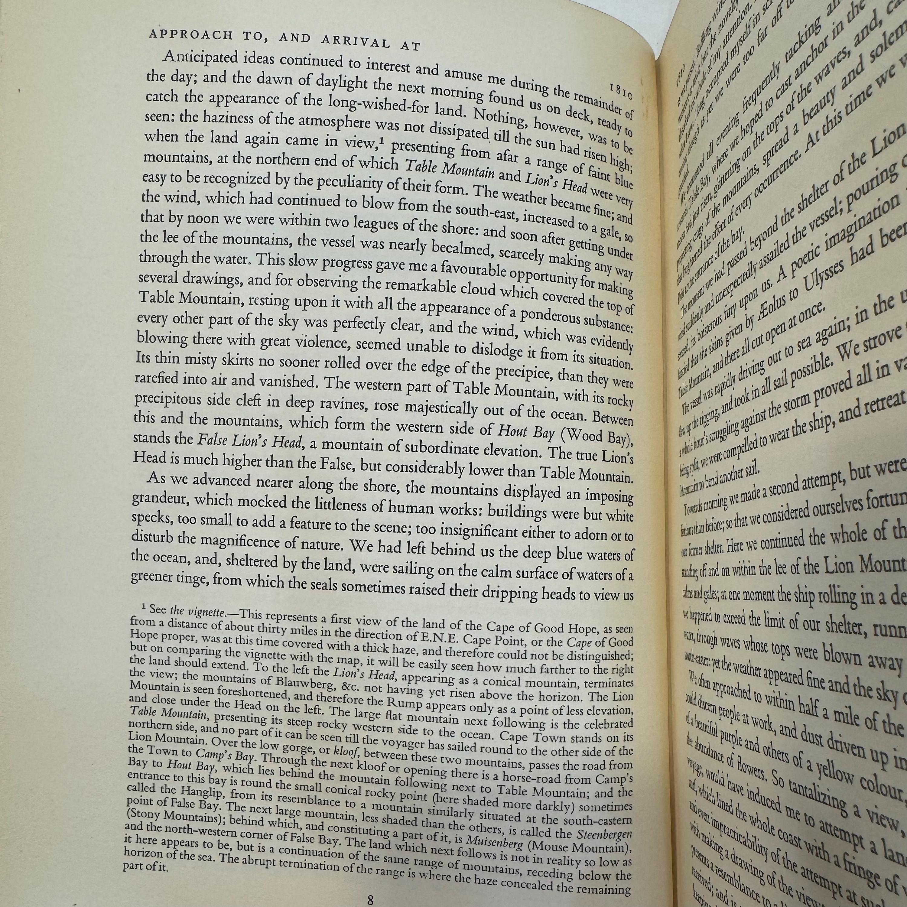 Travels in the Interior of Southern Africa …REPRINTED From the original edition of 1822-4 with some additional material and with an introduction by I. Schapera
Publication Date: 1953, originally published 1822, 1824 — photograph 8.