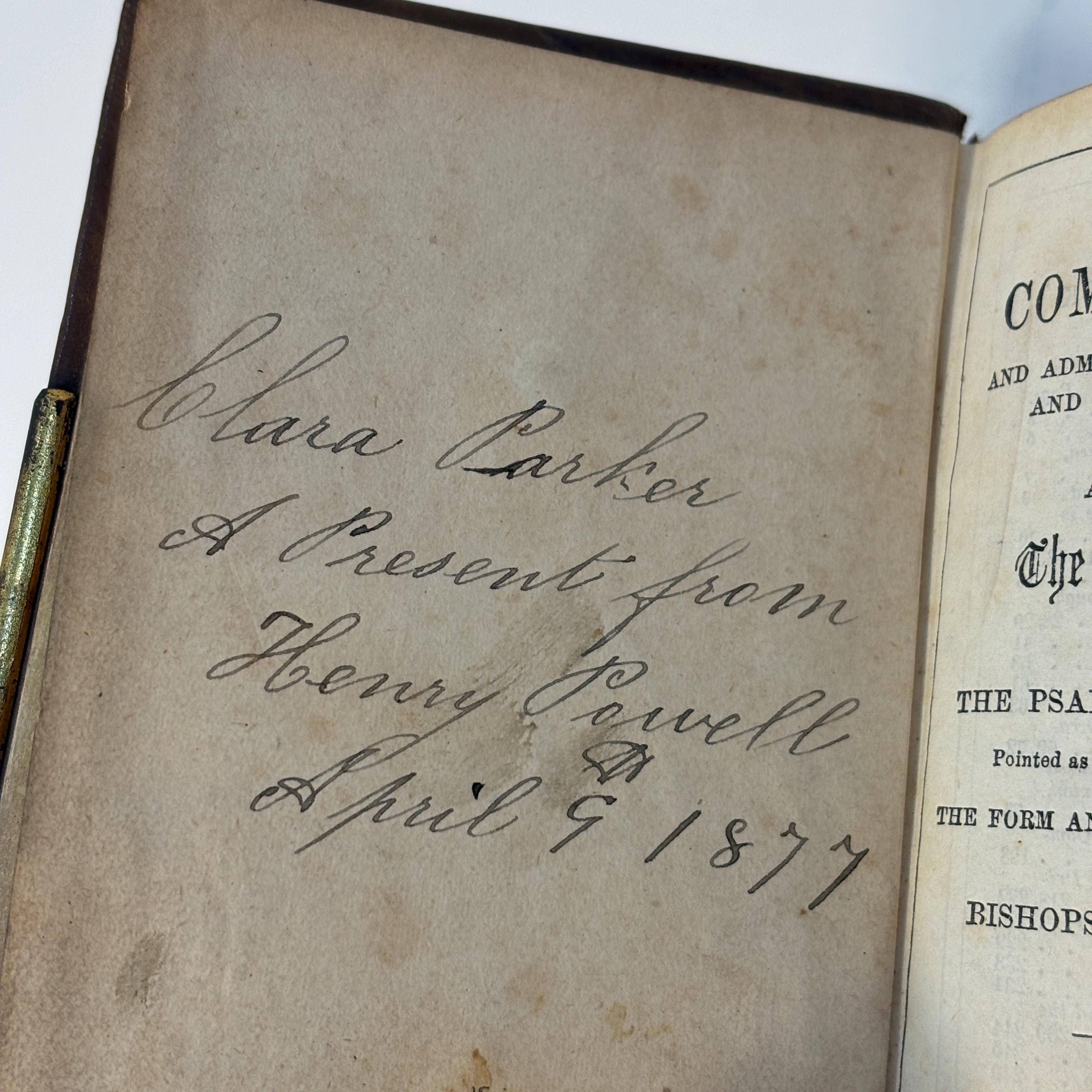 The Book of Common Prayer, And Administration of The Sacraments, and Other Rites and Ceremonies of The Church, According to The Use of The United Church of England. Together With The Psalter, or Psalms of David, Pointed as They Are to be Sung or Said in Churches, And The Form and Manner of Making , Ordaining, and Consecration of Bishops, Priests, and Deacons. — photograph 6.