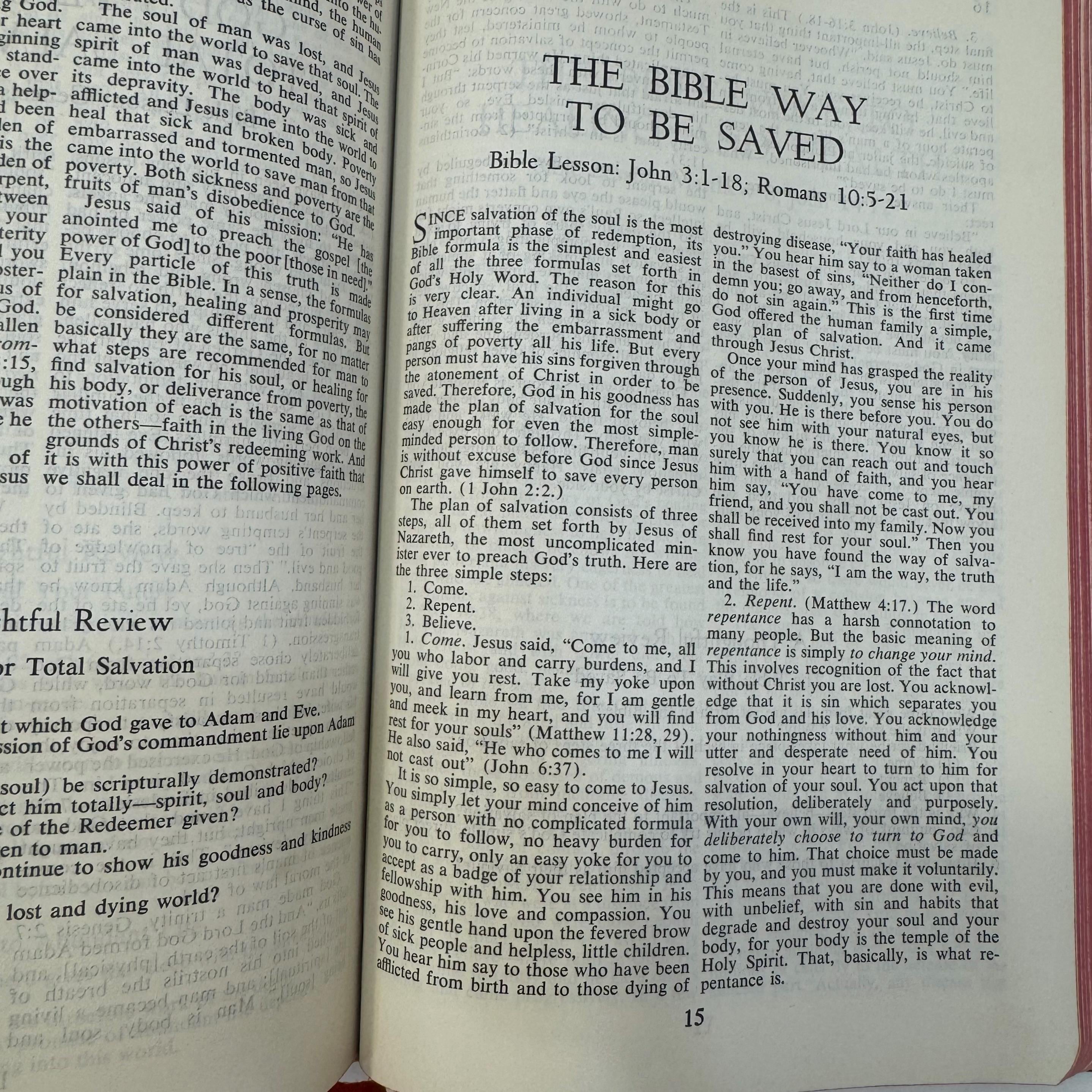 The Holy Bible Translated from Ancient Eastern Manuscripts, Abundant Life Edition, by George M. Lamsa & Oral Roberts (Ed.), 1961 — photograph 8.