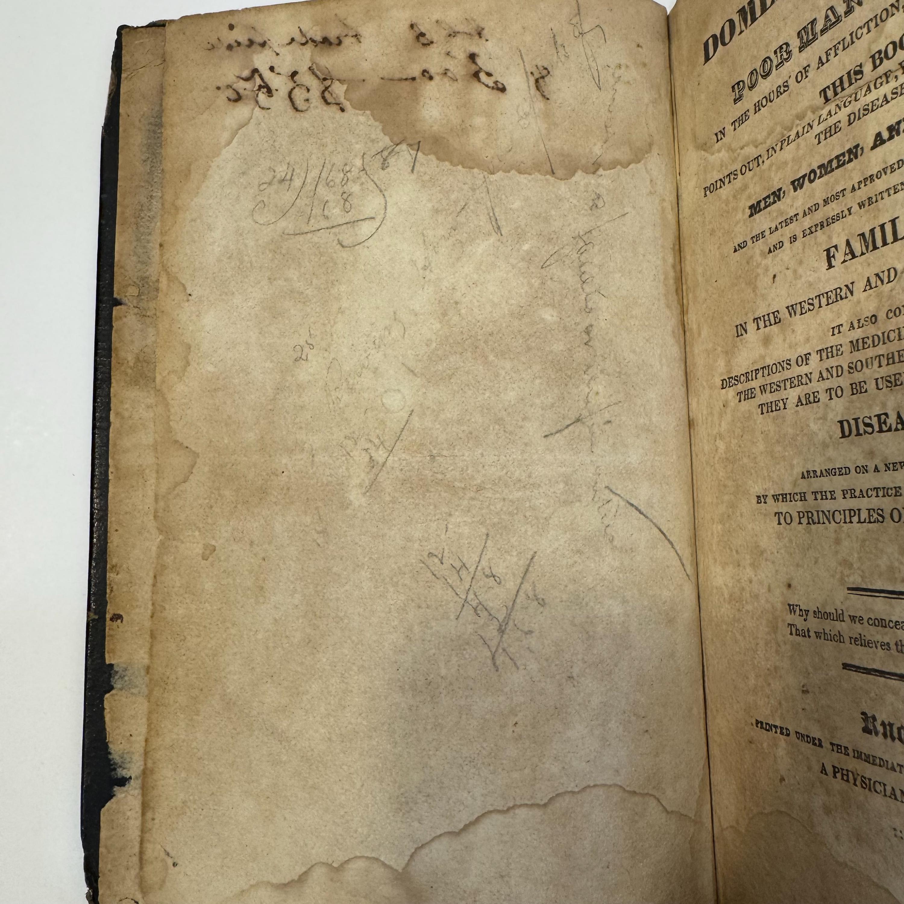 Gunn's Domestic Medicine, or Poor Man's Friend, 1830 | Early American Medical Guide — photograph 6.