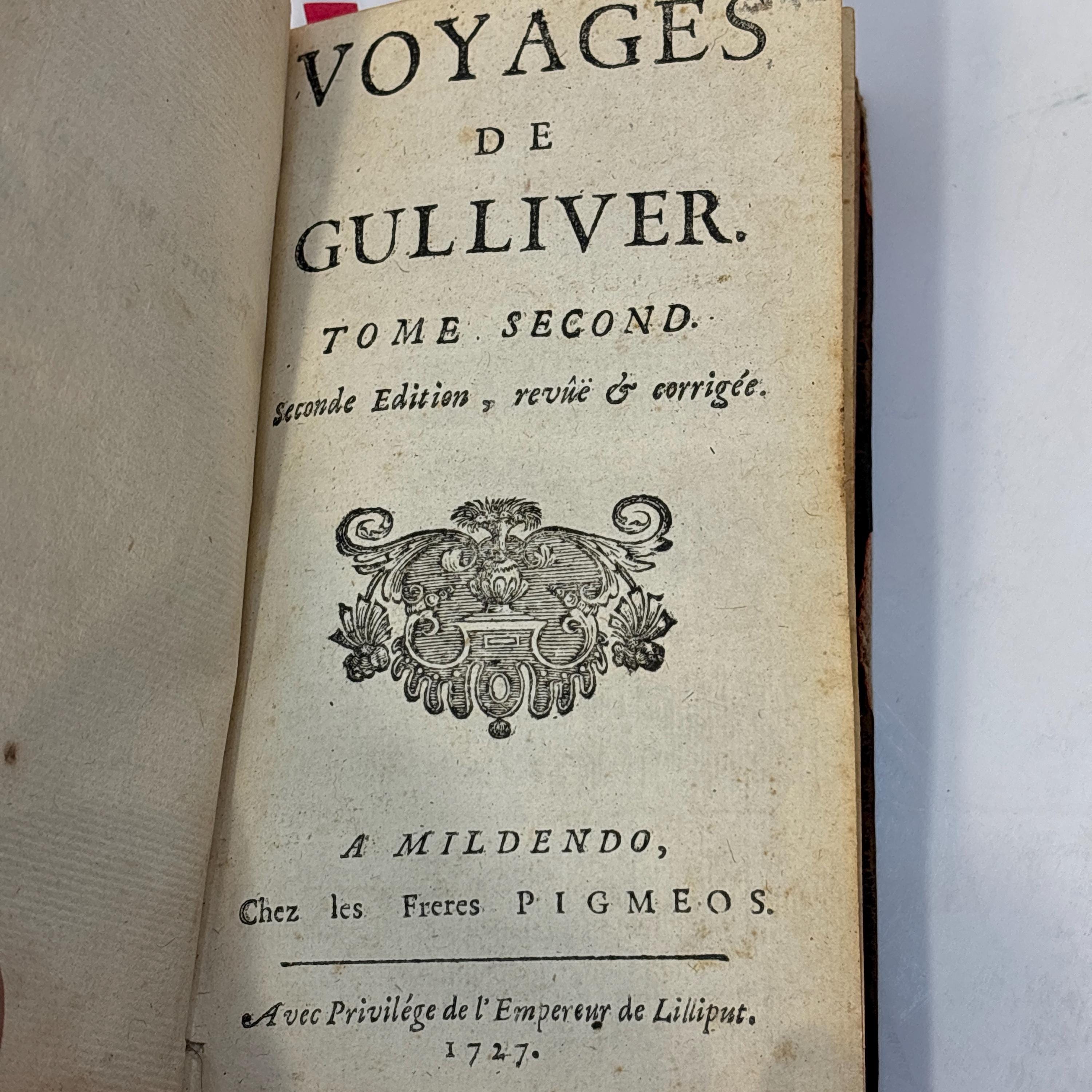 Voyages de Gulliver. Seconde edition. (Gulliver's Travels. Second edition.) — photograph 2.