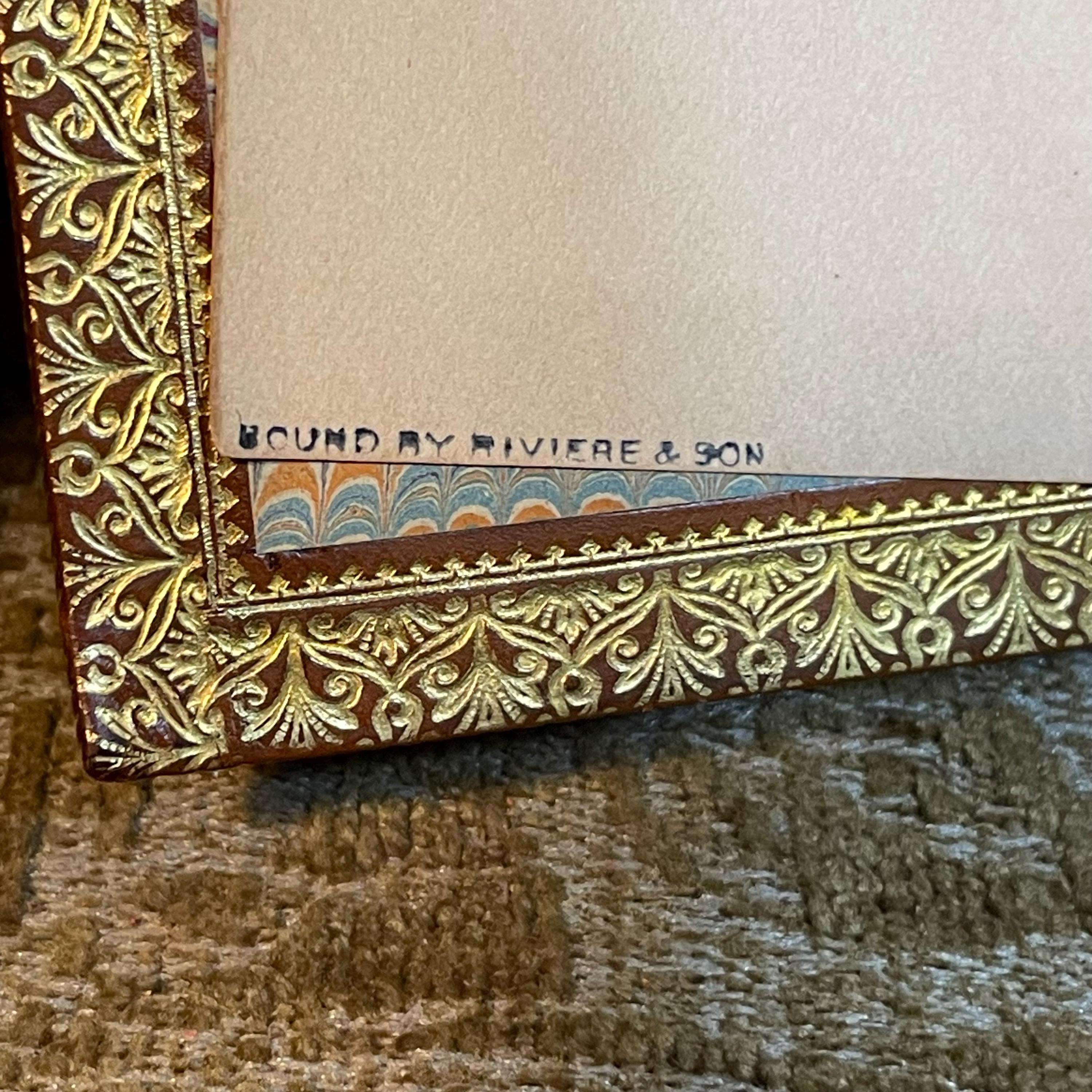 Monsieur Mallet; Or, MY Daughter's Letter. A Random Record. Illustrated with six Beautiful Designs by Robert Cruikshank, Engraved by Bonner and Walker. Riviere Signed Binding — photograph 3.