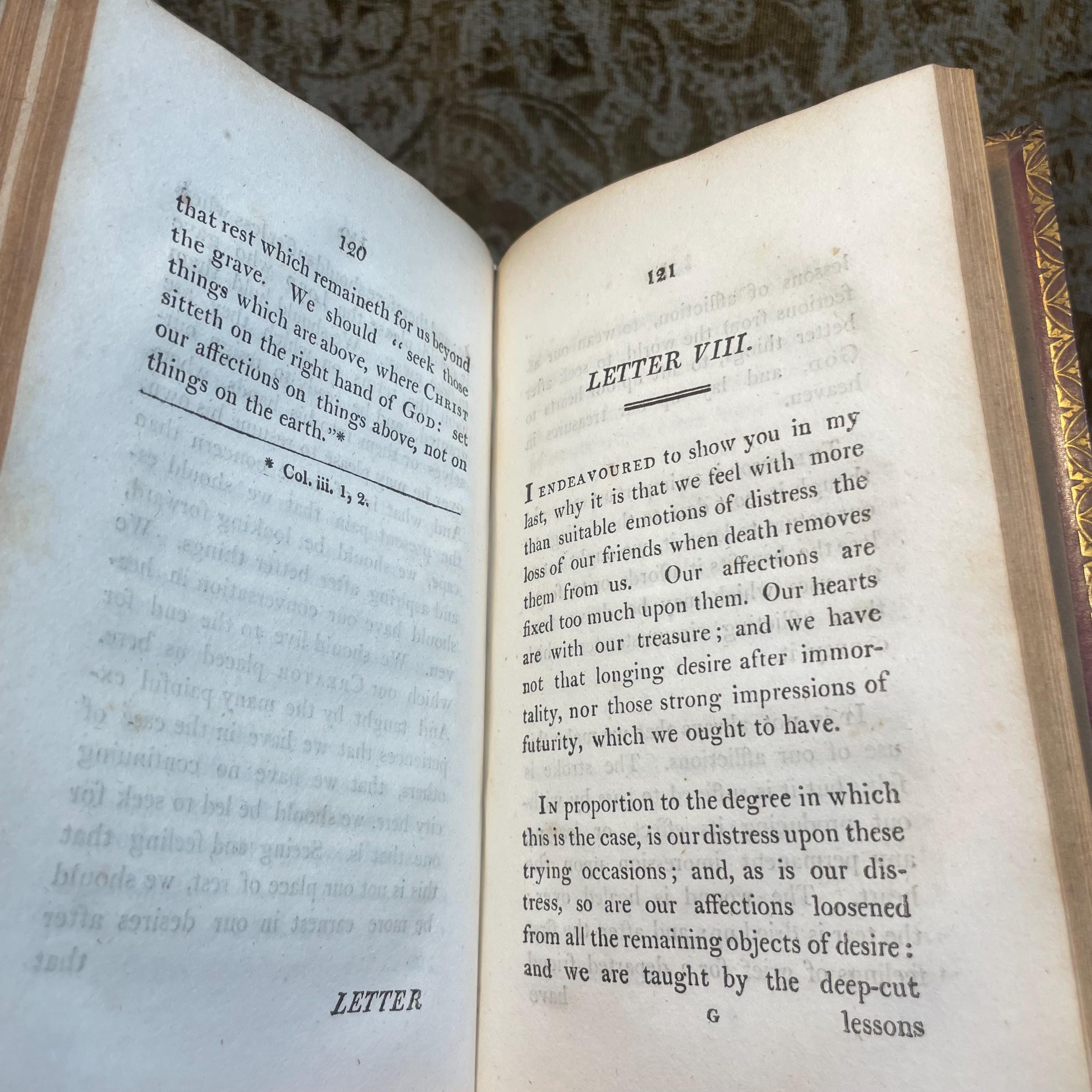Letters of Consolation and Advice, From a Father to His Daughter, on The Death of Her Sister. Fifth Edition, with an Explanatory Preface by His Son. — photograph 6.