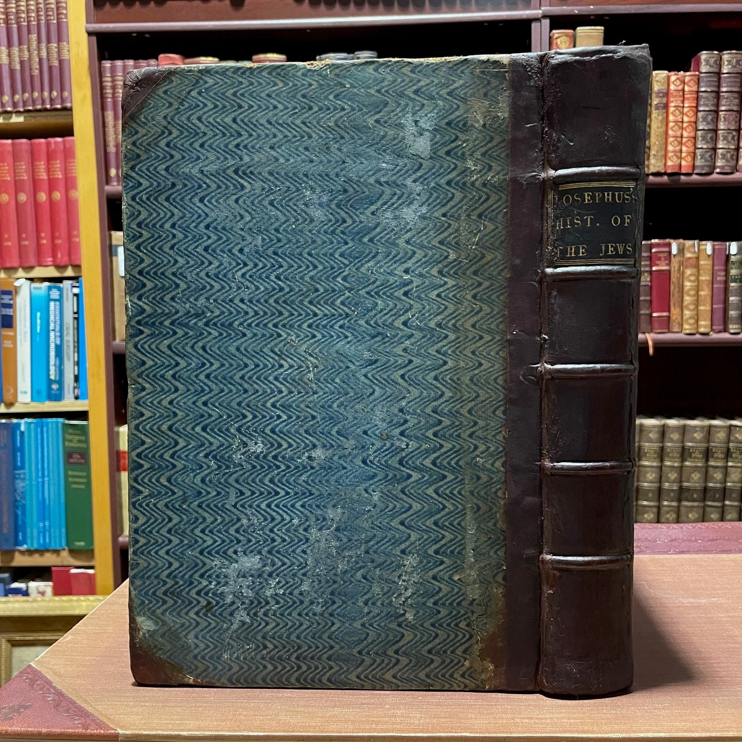 The Famous and Memorable Works of Josephus, a Man of Much Honor and Learning Among the Jews. Faithfully translated out of The Latin, and French by Tho. Lodge, Doctor in Physick. Whereunto are newly added the references of The Scriptures throughout the History, and Afterwards collected into a Table. The Fifth Edition of the First English Edition. The Titles of all such Books as are Contained in this Historie: A History in Twenty Books, wherein the Antiquity of The Jews discovered; Josephus' Life, Written by himself all; Seven Books of The Warres of the Jews; Two Books against Apion the Grammarian, in Justificationof the Antiquity of The Jews; A Book as Touching the memorable Matyrdom of The Maccabees. — photograph 2.