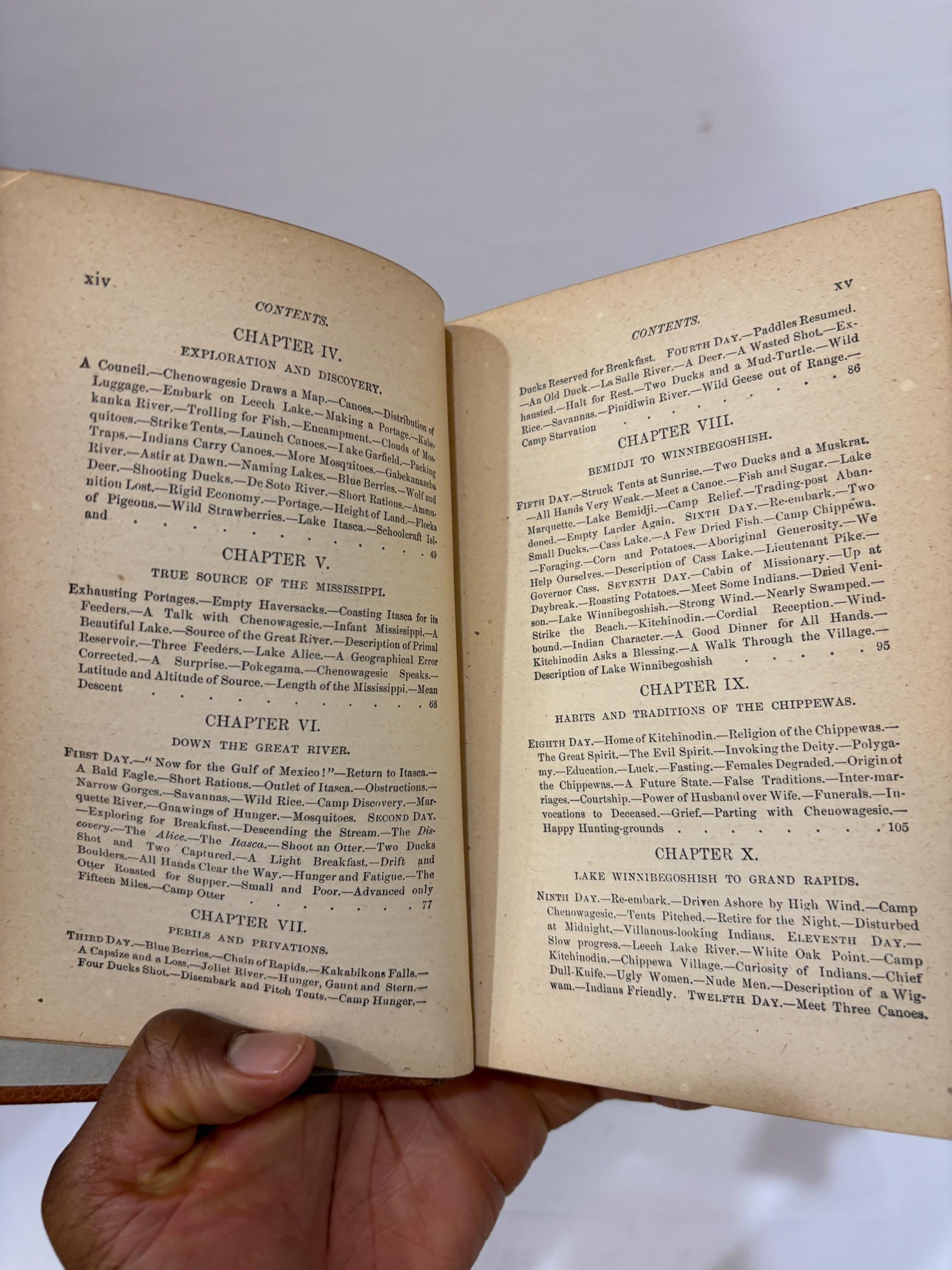 Down The Great River; Embracing an Account of The Discovery of The True Source of The Mississippi, Together With Views, Descriptive and Pictorial, of The Cities, Towns, Villages and Scenery on the Banks of The River, as Seen uring a Canoe Voyage of Over Three Thousand Miles from Its head Waters to The Gulf of Mexico. Illustrated. — photograph 5.