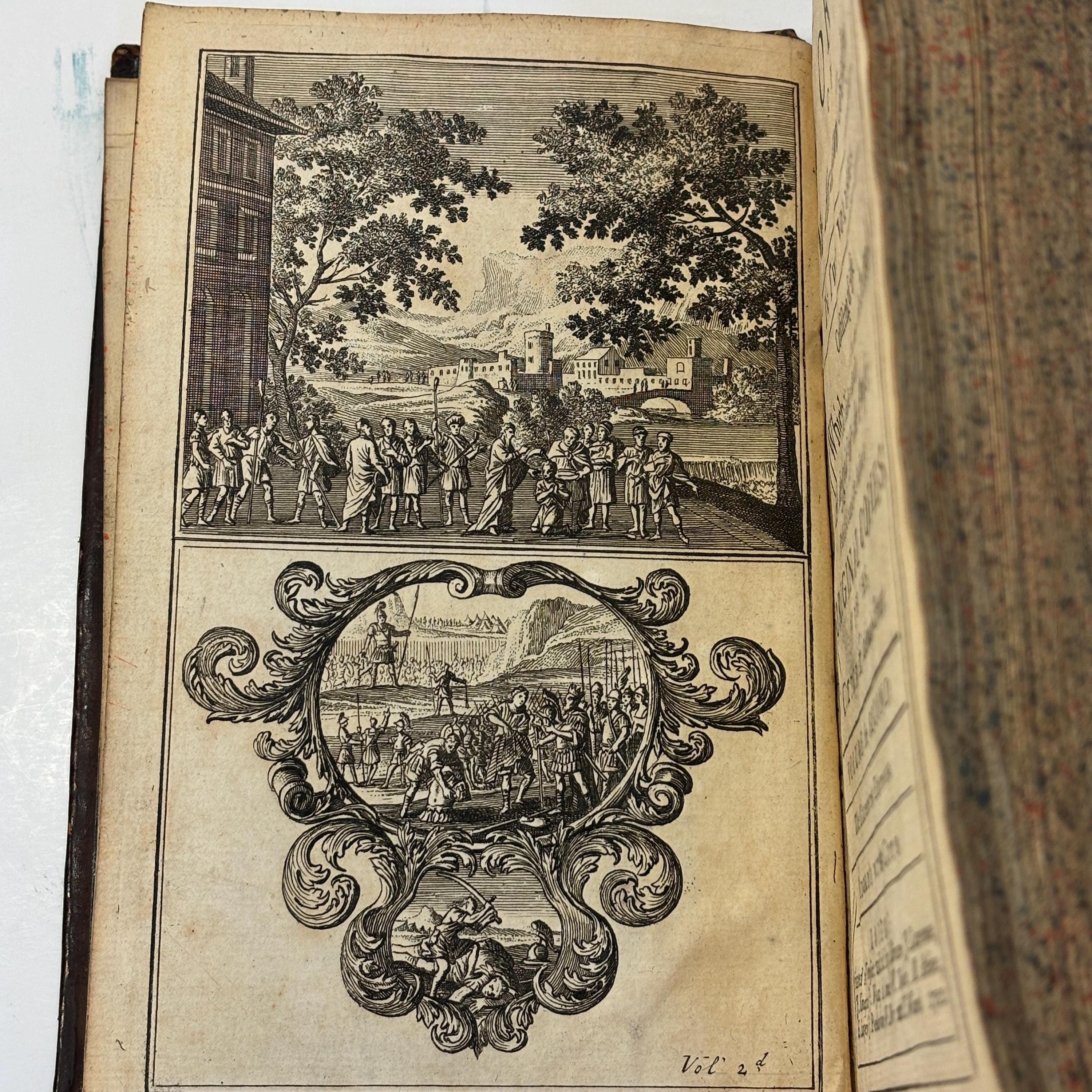 The Works of Mr. Abraham Cowley: In Two Volumes. Consisting of Those Which were Formerly Printed; and Those which He Designed for the Press; Published Out of the Author's Original Copies. With the Cutter of Coleman-Street. The Eleventh Edition, Adorned with Cuts. — photograph 3.