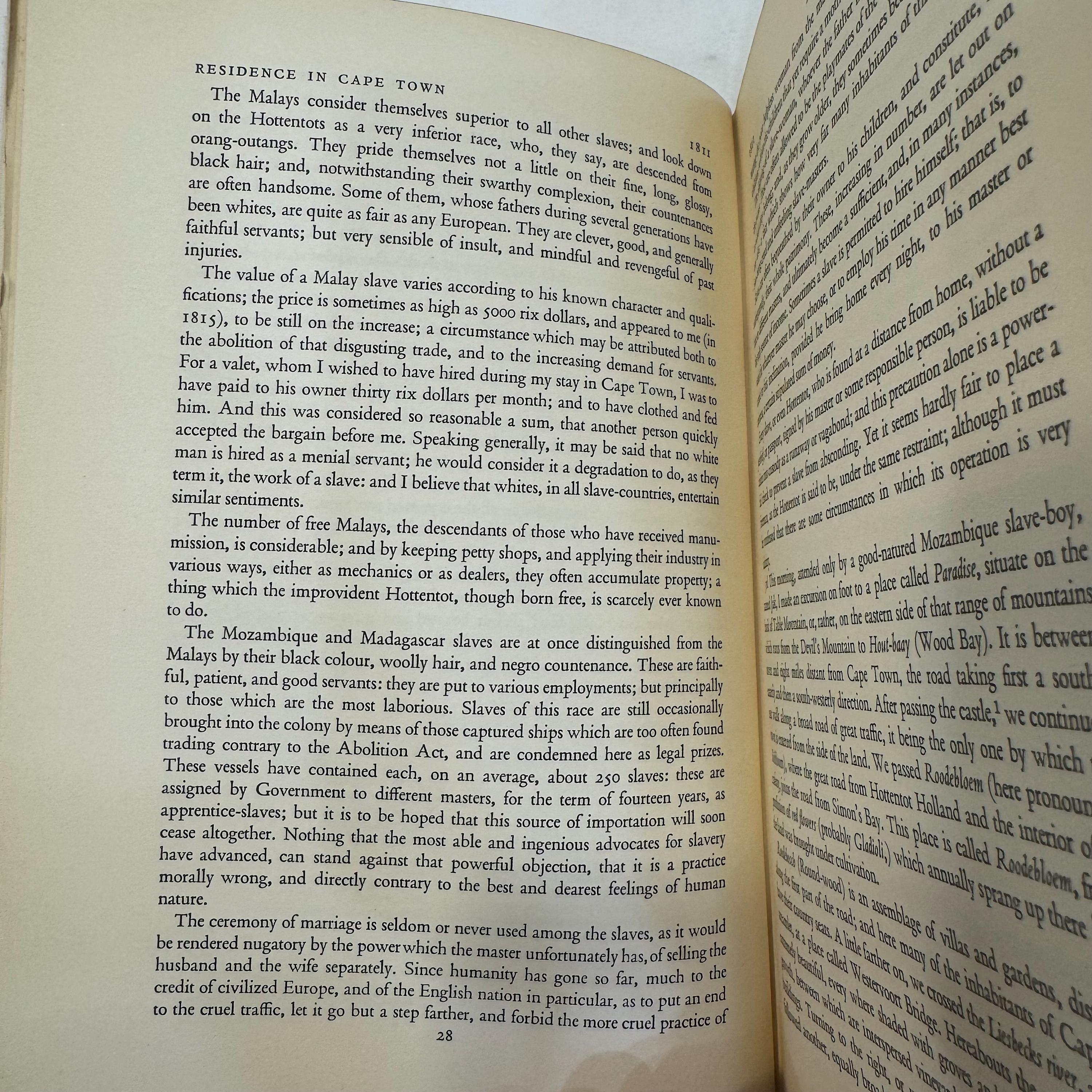 Travels in the Interior of Southern Africa …REPRINTED From the original edition of 1822-4 with some additional material and with an introduction by I. Schapera
Publication Date: 1953, originally published 1822, 1824 — photograph 9.