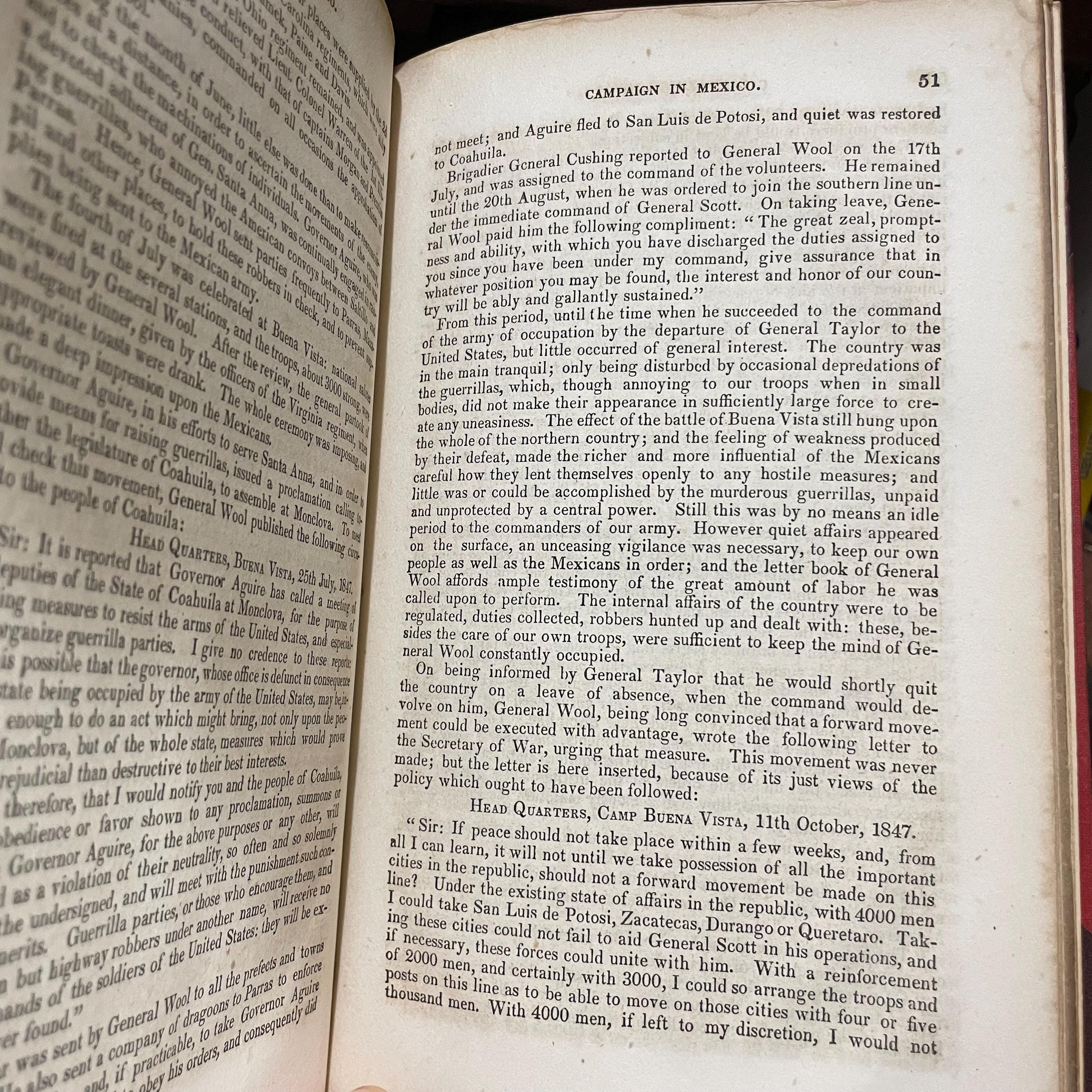 A Narrative of Major General Wool's Campaign in Mexico, in The Years 1846, 1847 & 1848 — photograph 10.