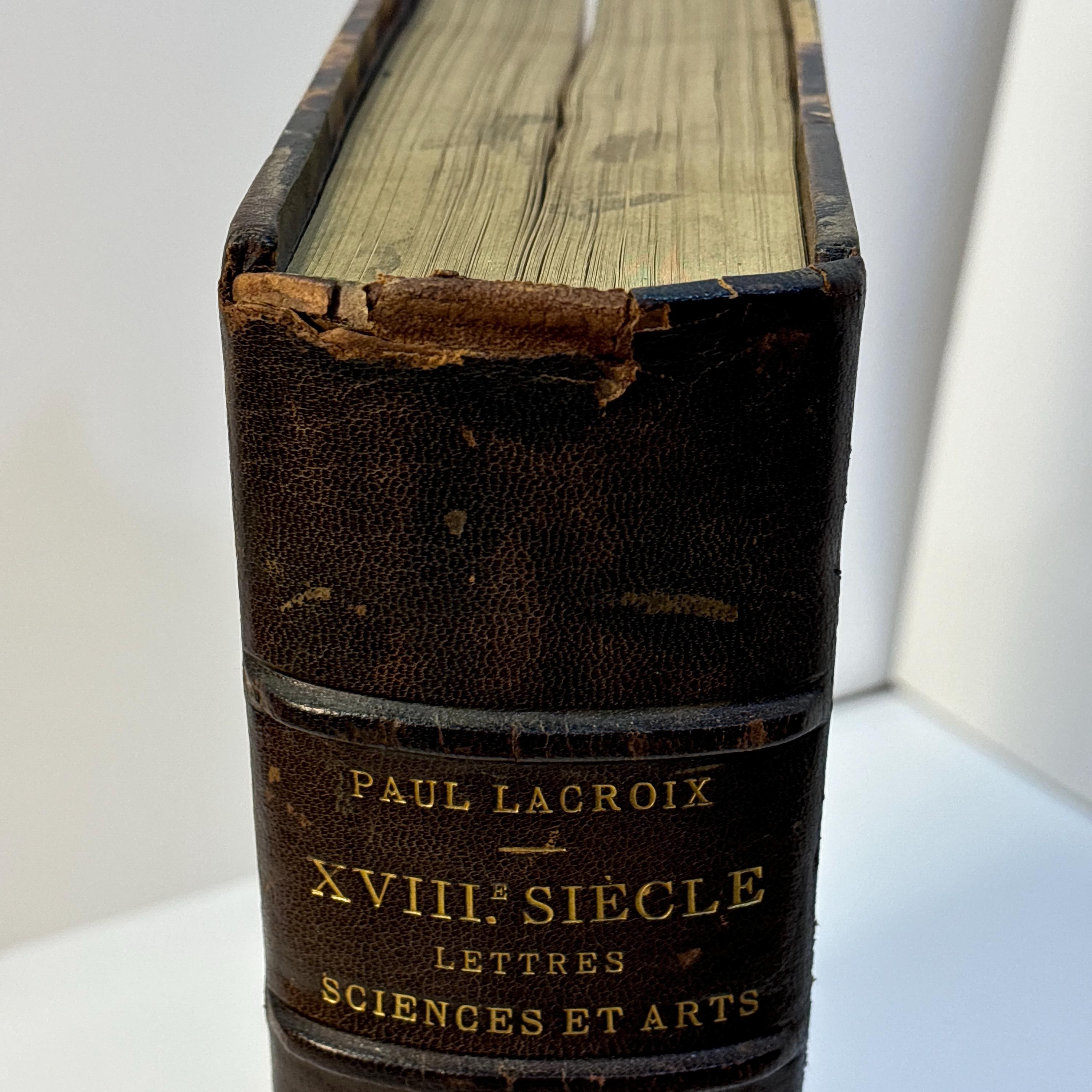 XVIII Siecle Lettres Sciences et Arts France 1700-1789 GOOGLE TRANSLATE: XVIII Century Literature, Sciences and Art France 1700-1789 — photograph 3.
