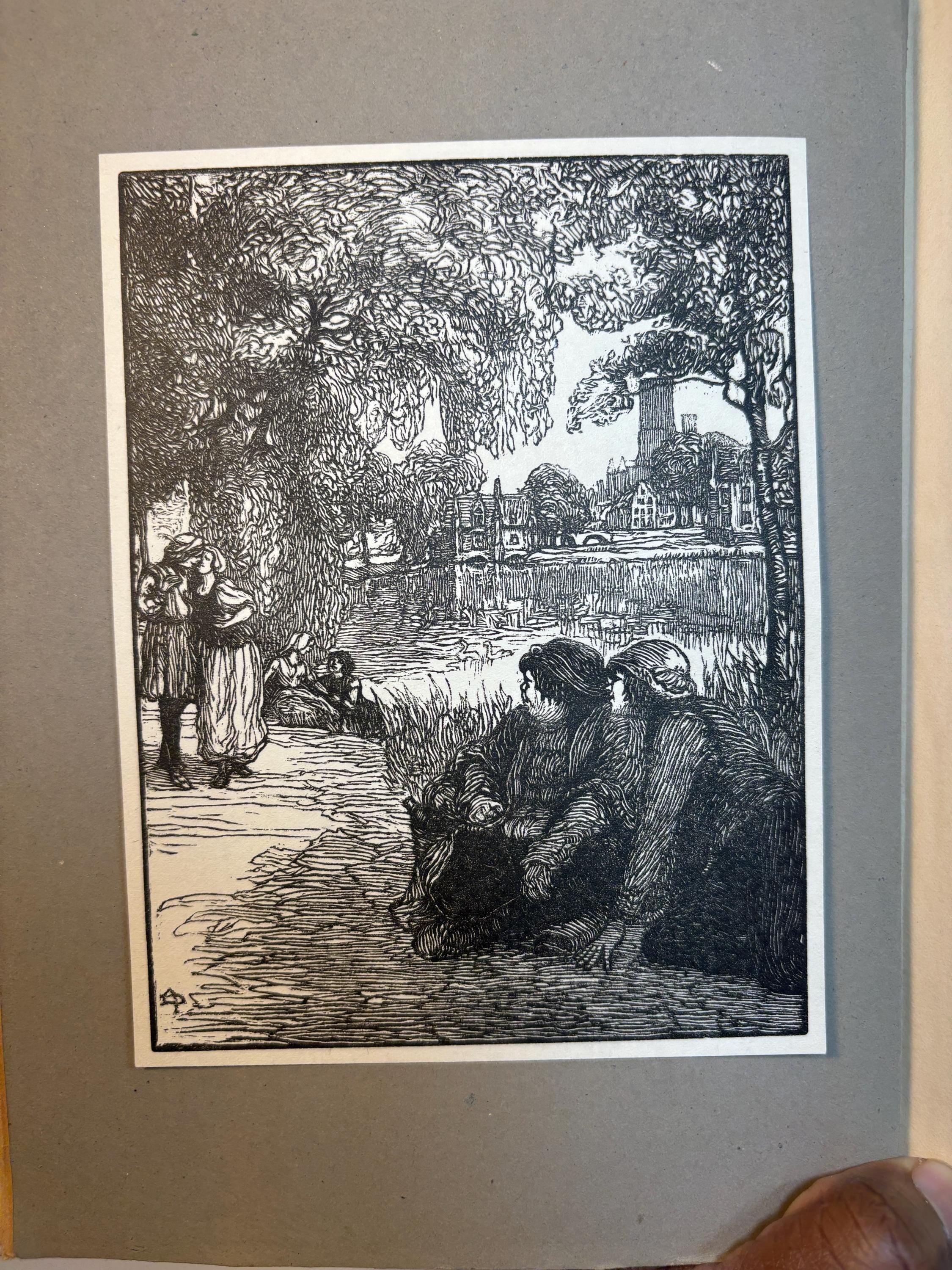 The Legend of The Glorious Adventures of Tyl Ulenspiegel in The Land of Flanders & Elsewhere… With Twenty Woodcuts by Albert Denstanche — photograph 3.