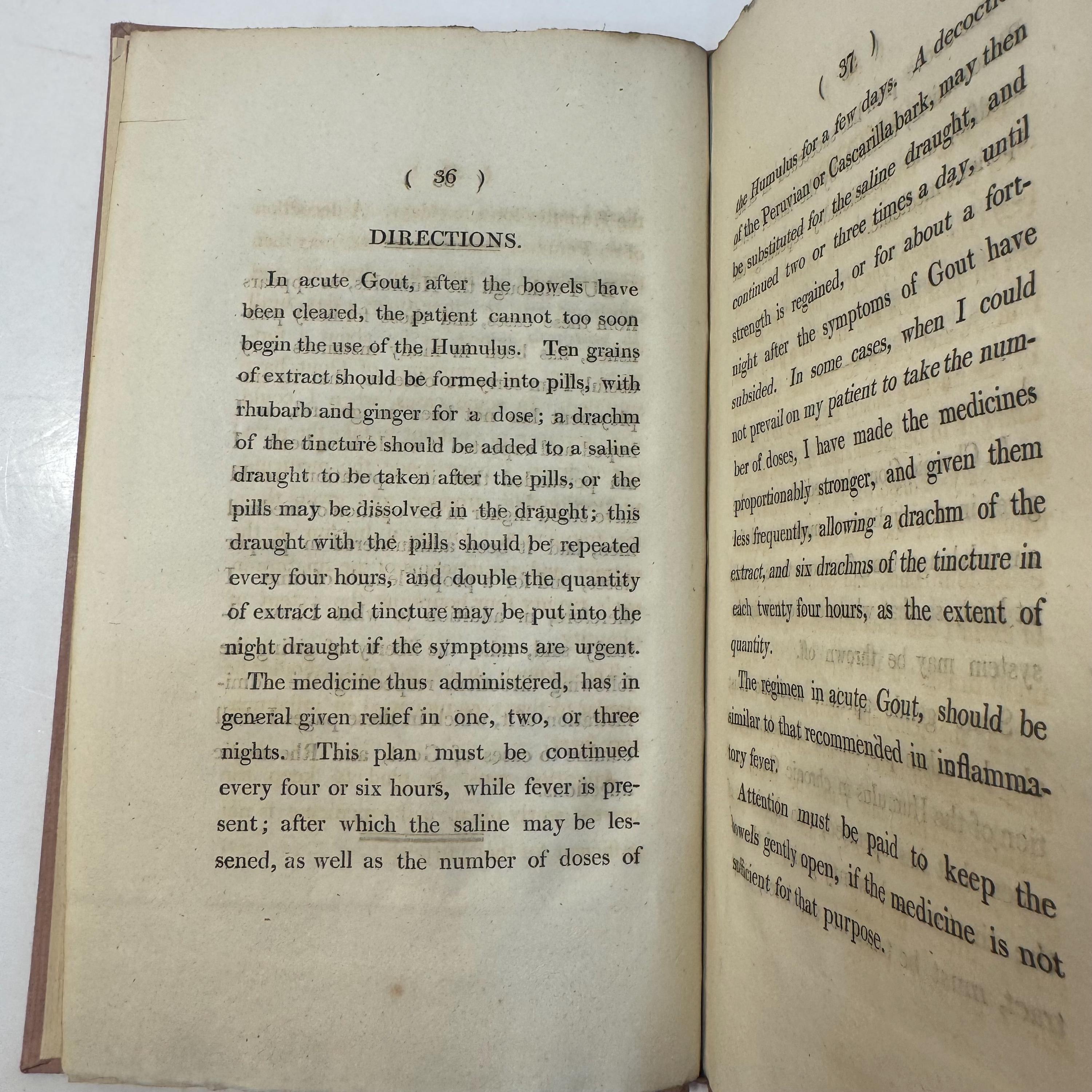 Additional Cases, With Further Directions to The Faculty, Relating to The Use of the Humulus, or Hop, in Gout and Rheumatic Affections. — photograph 8.