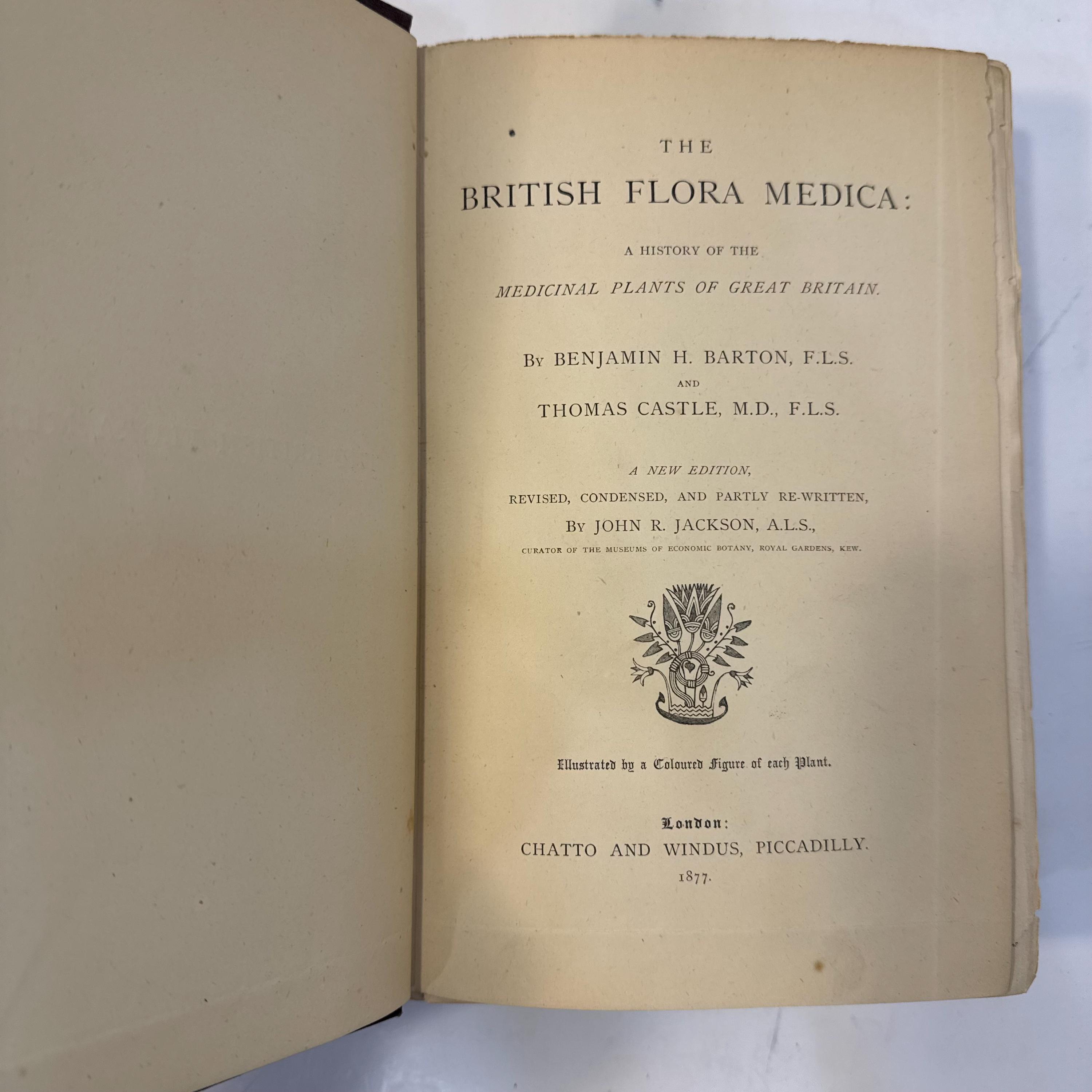 The British Flora Medica: A History of the Medicinal Plants of Great Britain. A New Edition, Revisd, Condensed, and Partly Re-Written… Illsutrated by a Colored Figure of Each Plat. — photograph 6.