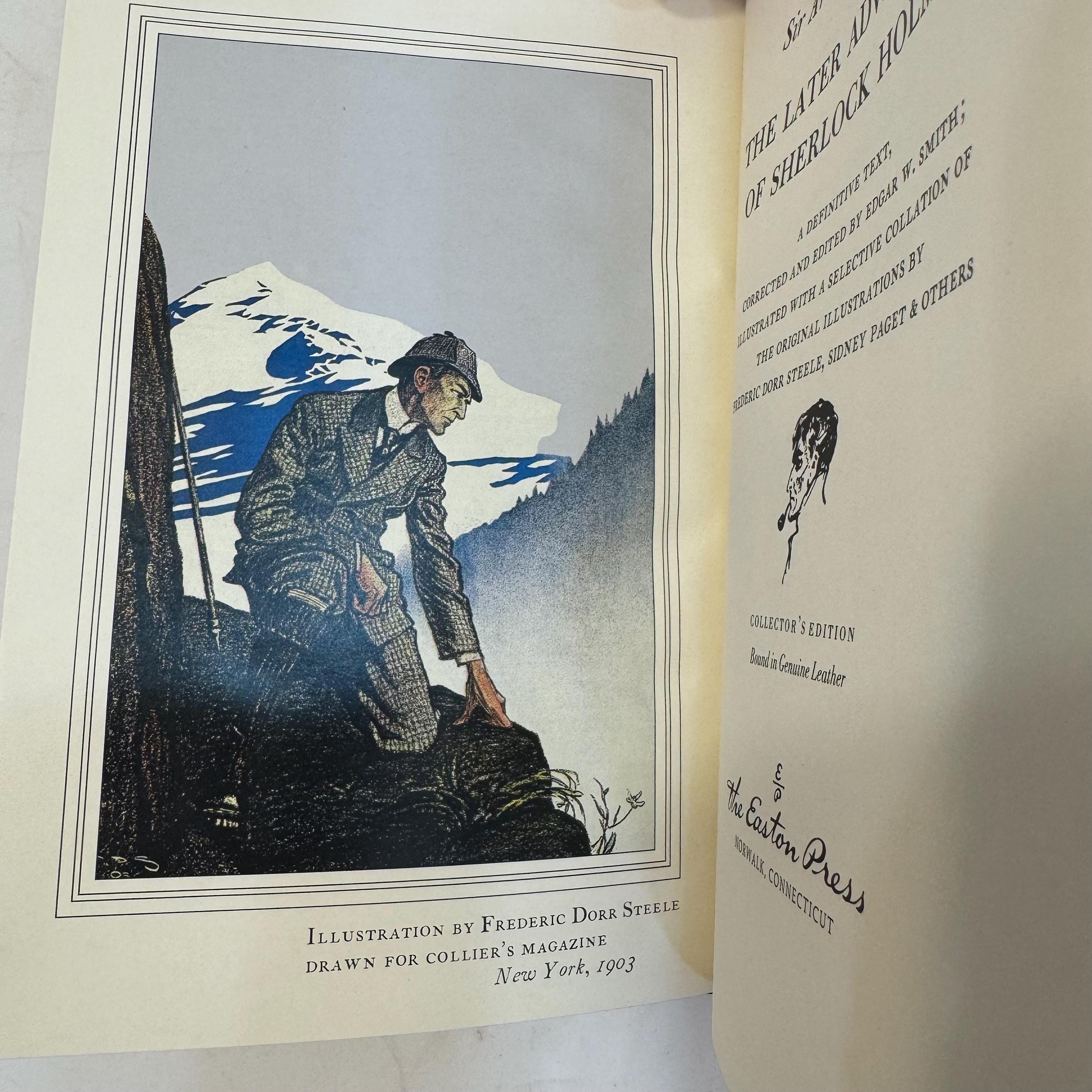 Later Adventures of Sherlock Holmes by Sir Arthur Conan Doyle | Easton Press Edition, 1980 — photograph 7.
