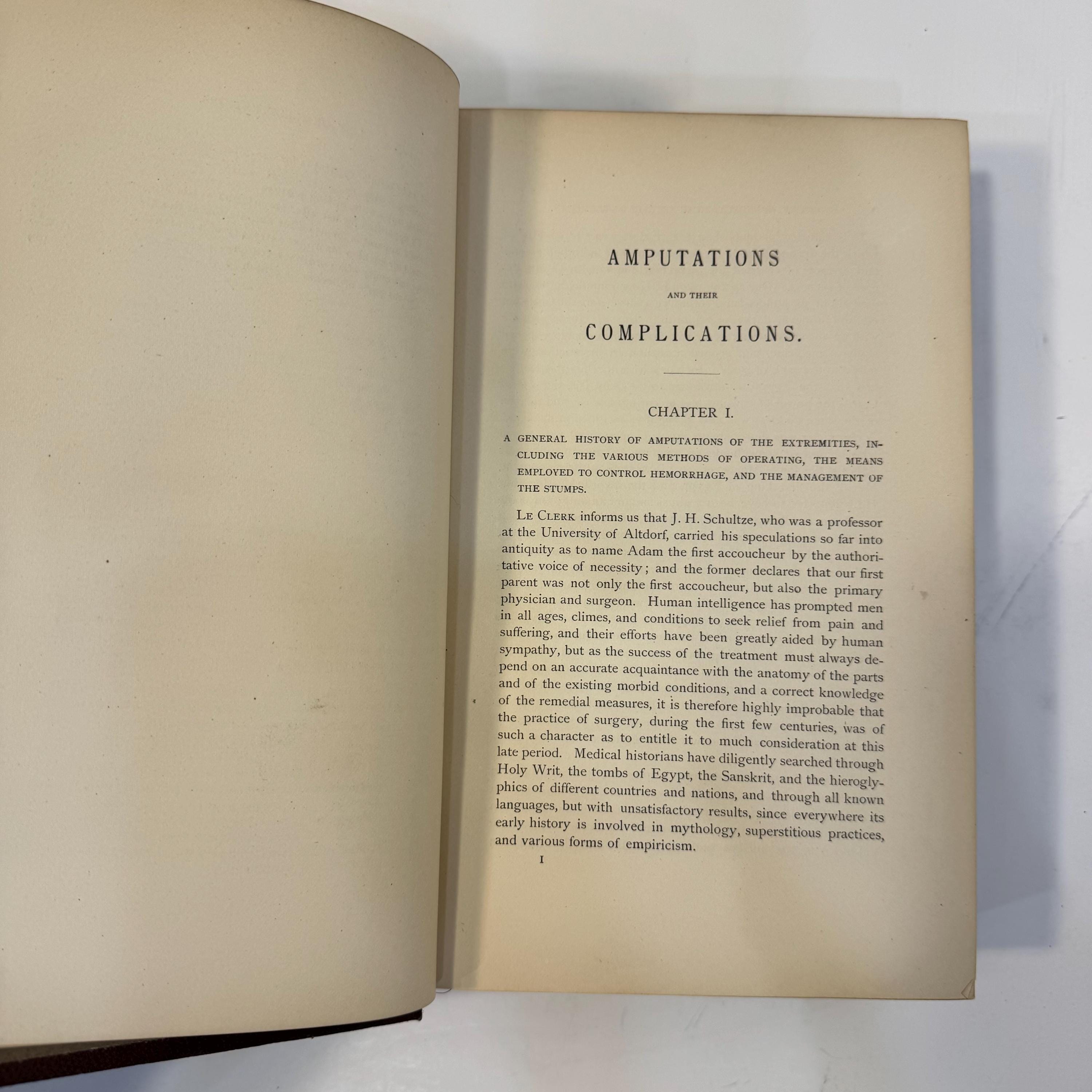 A Treatise on Amputations of The Extremities and Their Complications by Dr. B.A. Watson, 1885 | Illustrated with 250+ Images — photograph 9.
