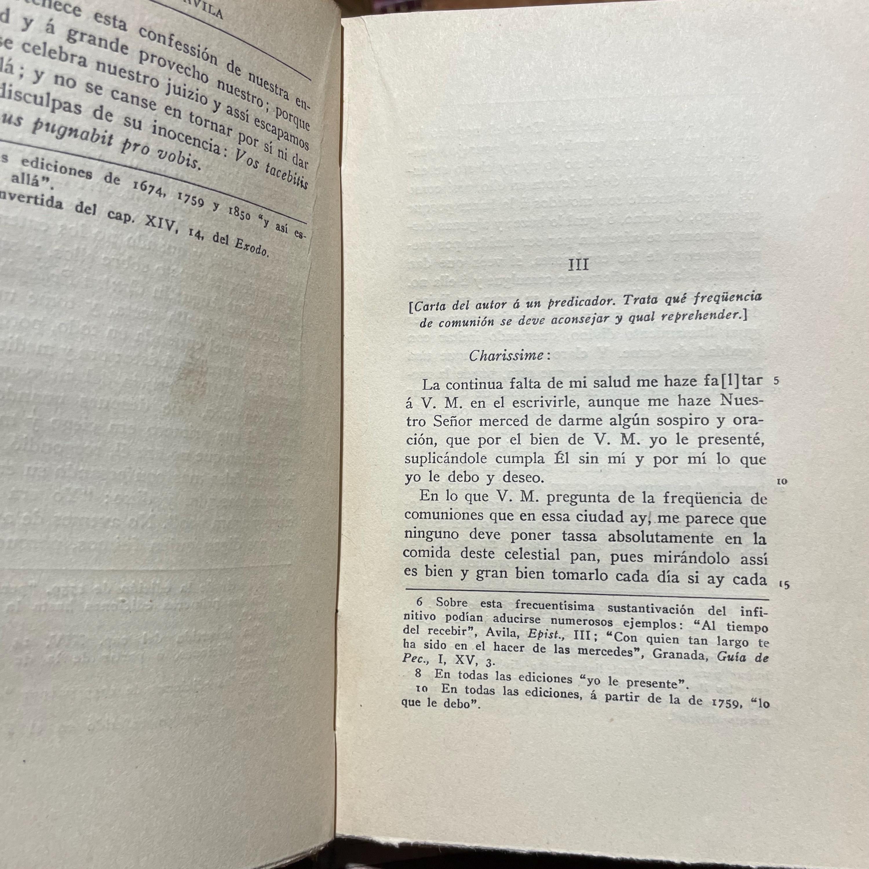Clasicos Castellanos. B. Juan De A Vila Epistolario Espiritual. Edicion Y Notas De Don Vincente Garcia de Diego. Translated from Spanish: Spanish Classics. B. Juan De A Vila Spiritual Epistolary. Edition and Notes by Don Vincente Garcia de Diego — photograph 9.