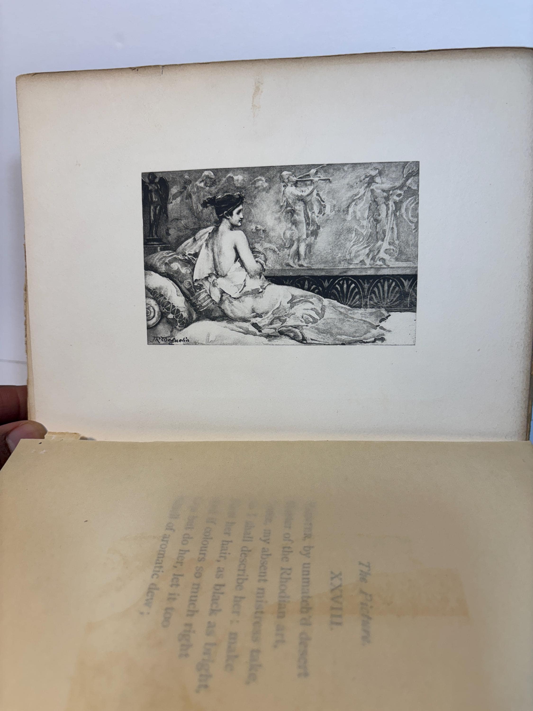 Anacreon: With Thomas Stanley's Translation… Illustrated by J.R. Weguelin — photograph 5.