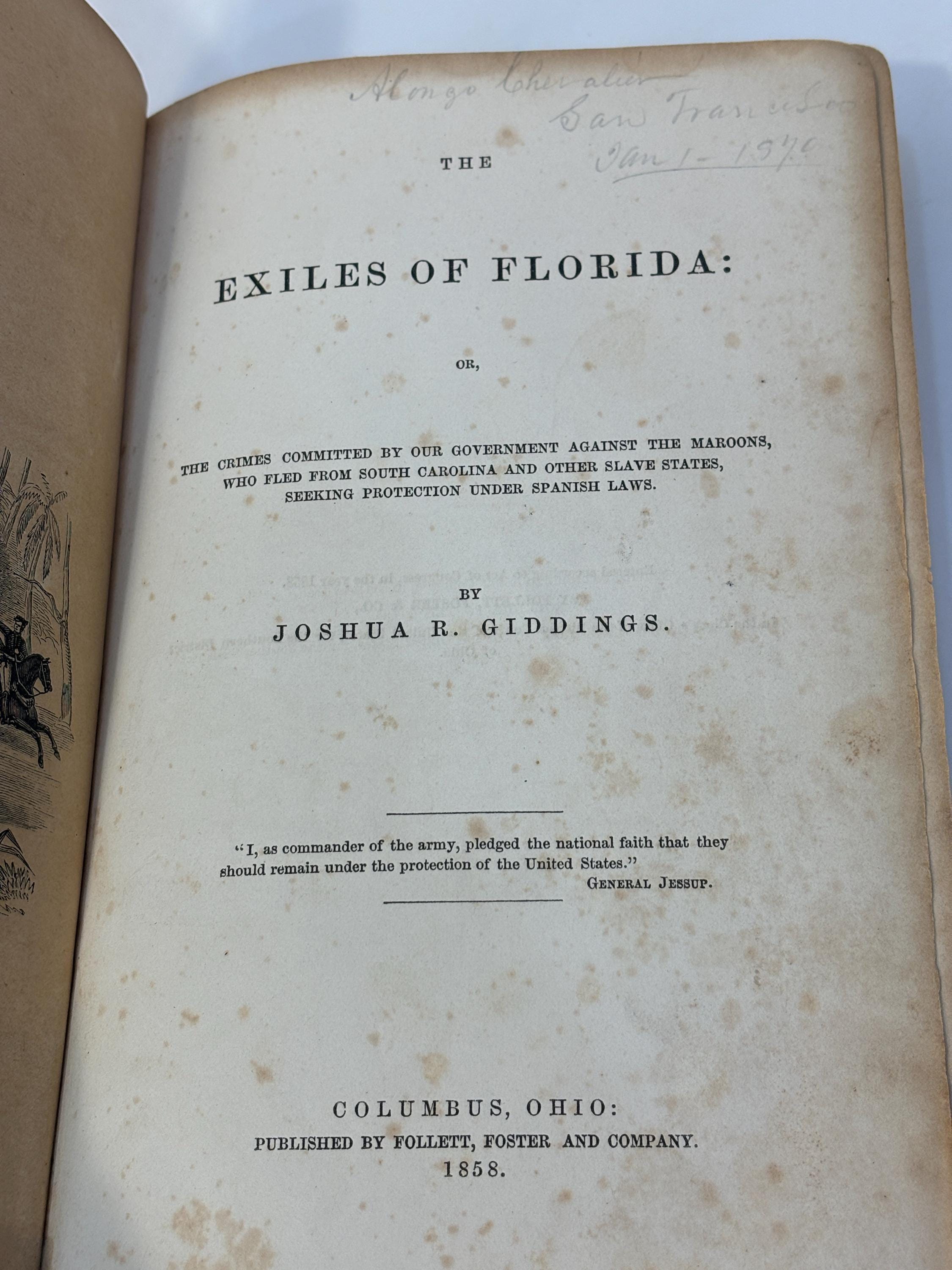 The Exiles of Florida: or, The Crimes Committed by our Government against the Maroons, who Fled from South Carolina and Other Slave States, Seeking Protection Under Spanish Laws. — photograph 3.