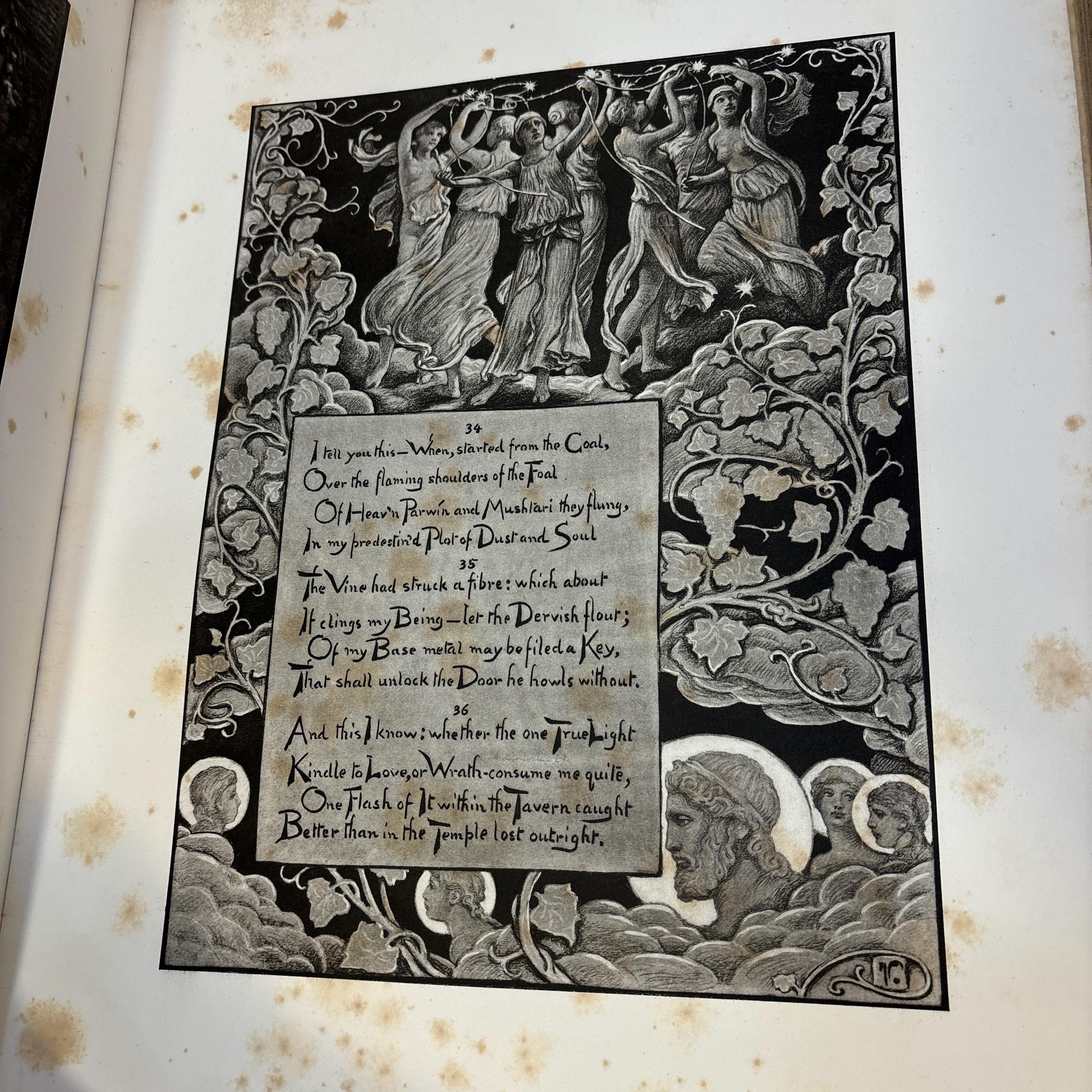 Rubaiyat of Omar Khayyam The Astronomer-Poet of Persia Rendered into English Verse by Edward Fgitzgerald with an Accompaniment of Drawings by Elihu Vedder — photograph 9.